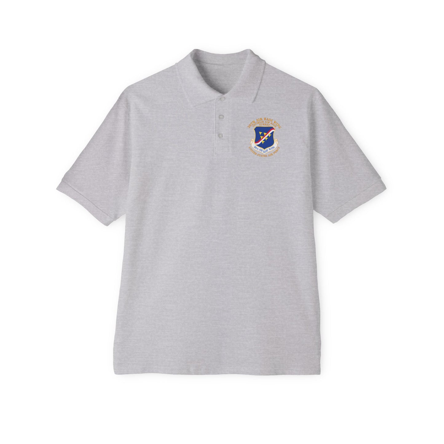 Men's Piqué Polo - USAF - 39th Airbase Wing - 3rd AF - Incirlik Air Base - Turkey