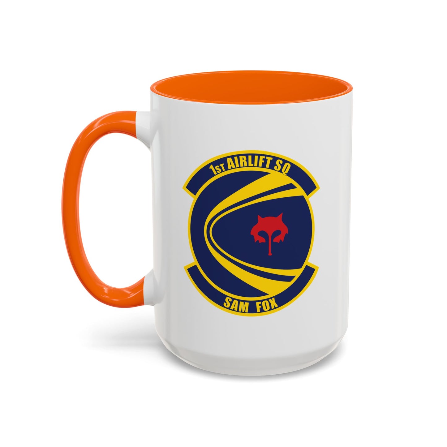 Accent Coffee Mug (11oz & 15oz) - USAF - 1st Airlift Squadron wo txt X 300