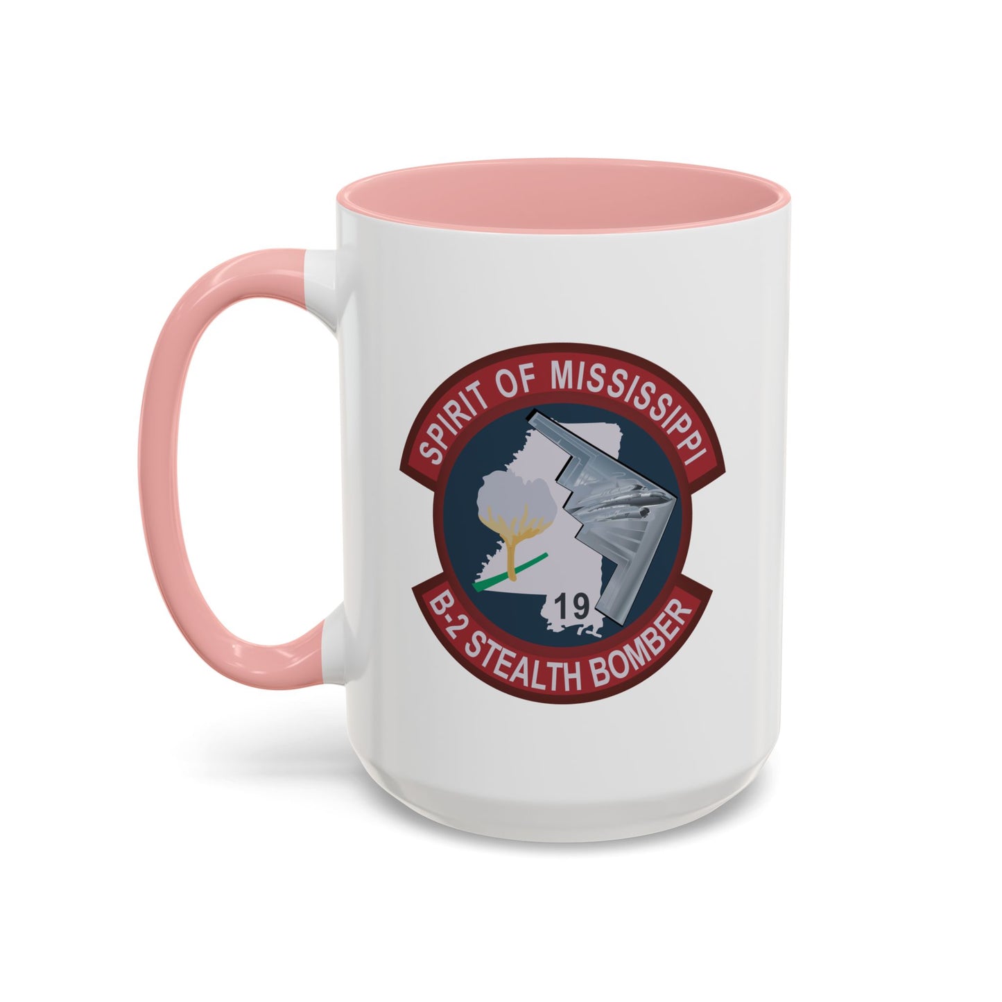 Accent Coffee Mug (11oz & 15oz) - USAF - B2 - Spirit of Mississippi - Stealth Bomber wo txt X 300
