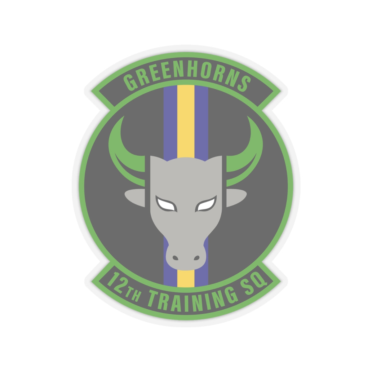 Kiss-Cut Stickers - USAF - 12th Training Squadron wo txt
