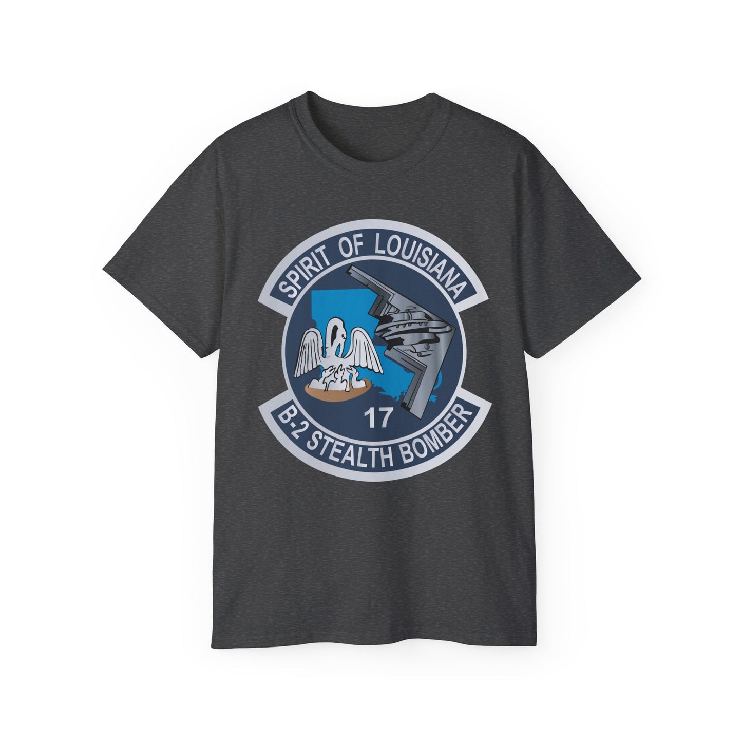 Unisex Ultra Cotton Tee - USAF - B2 - Spirit of Louisiana - Stealth Bomber wo txt X 300