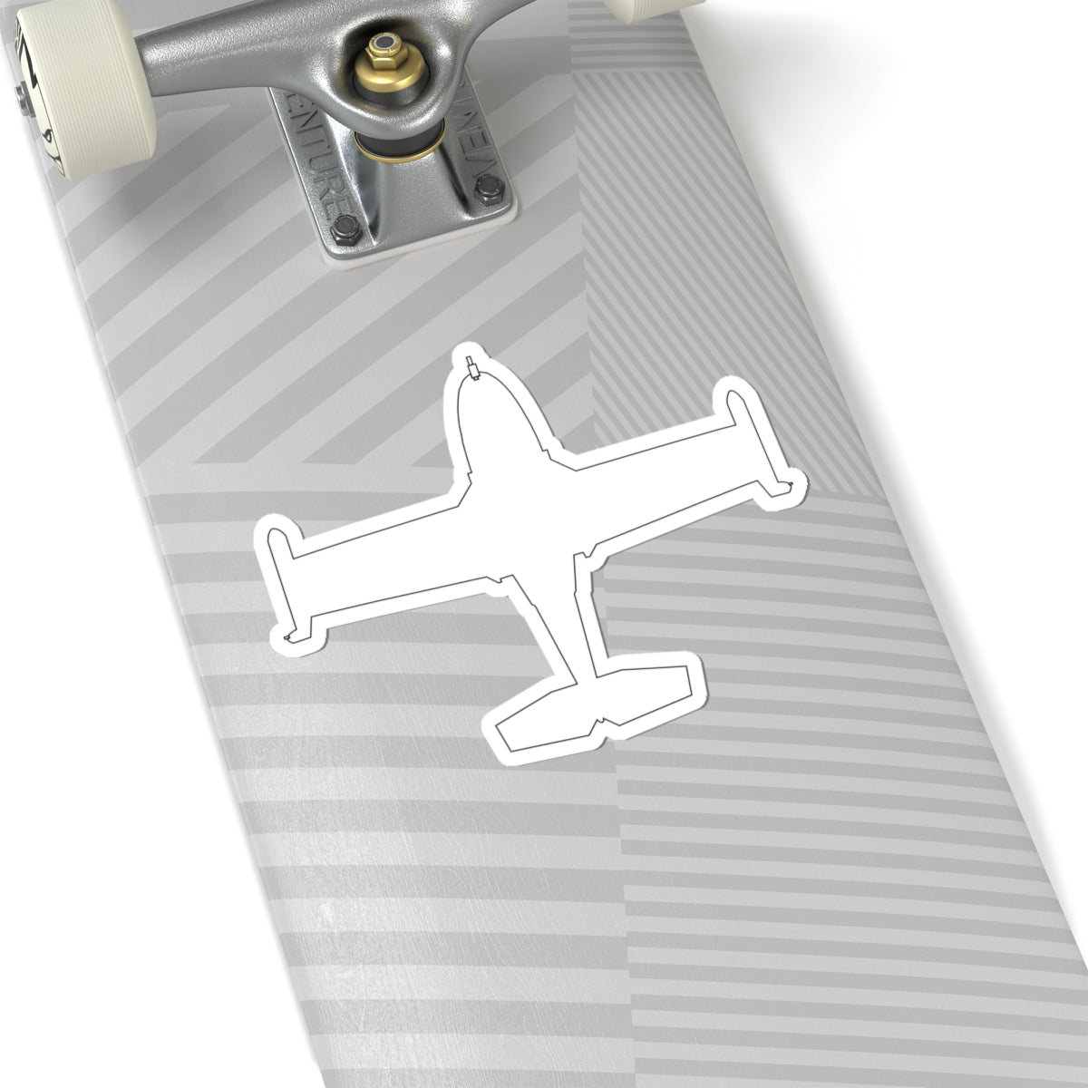 Kiss-Cut Stickers - Aircraft - A-37-Trainer - Top - LA X 300
