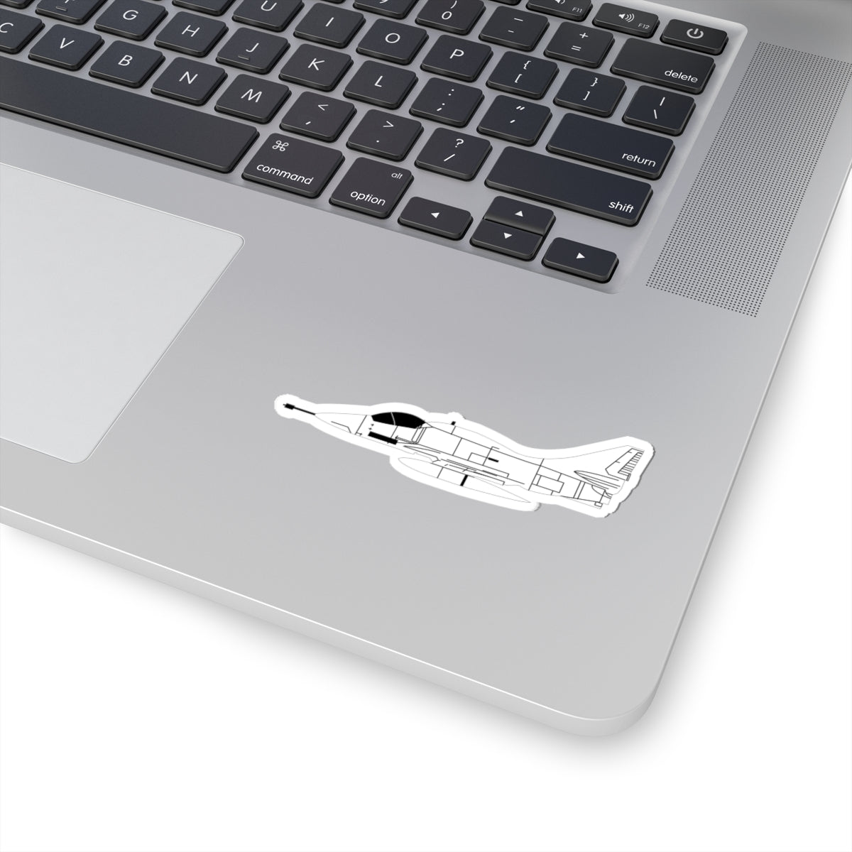 Kiss-Cut Stickers - Aircraft - A-4 SkyHawk - BW X 300