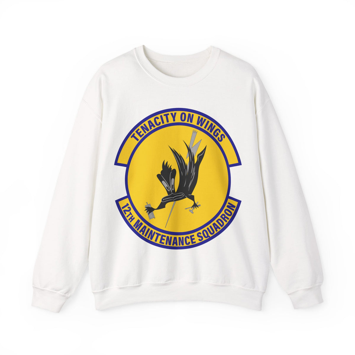 Crewneck Sweatshirt - USAF - 12th Maintenance Sq wo txt