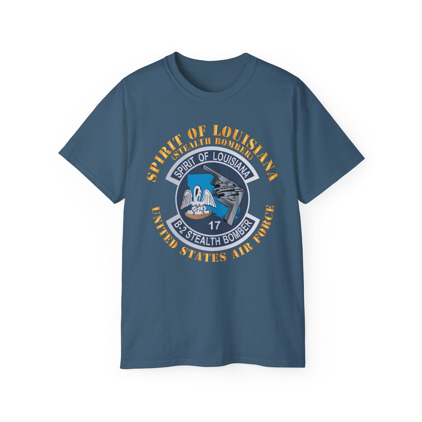 Unisex Ultra Cotton Tee - USAF - B2 - Spirit of Louisiana - Stealth Bomber X 300