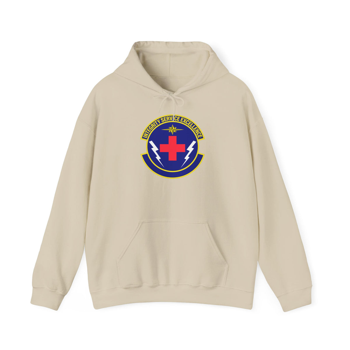 Unisex Heavy Blend Hooded Sweatshirt - USAF - 10th Healthcare Operations Sq wo txt
