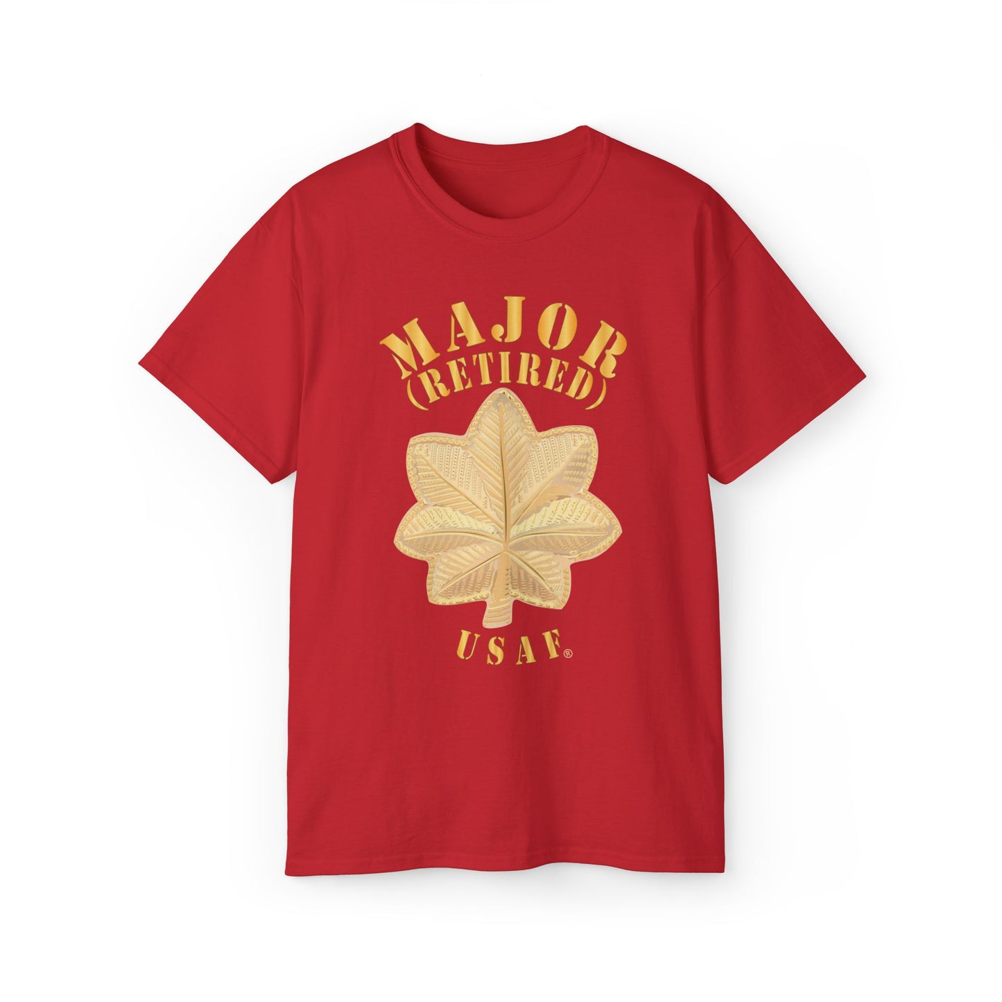 Unisex Ultra Cotton Tee - USAF - Major - Retired - USAF X 300