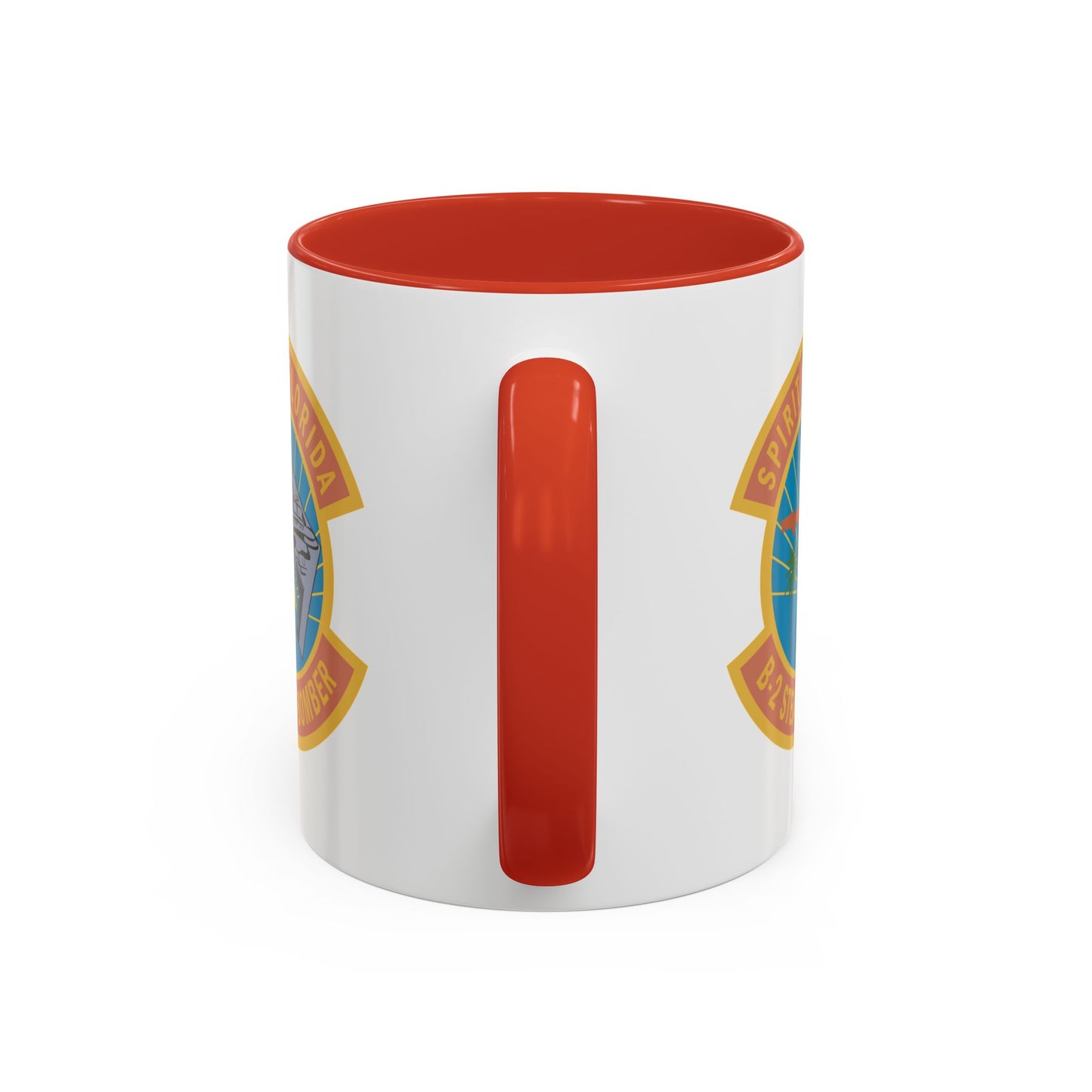 Accent Coffee Mug (11oz & 15oz) - USAF - B2 - Spirit of Florida - Stealth Bomber wo txt X 300