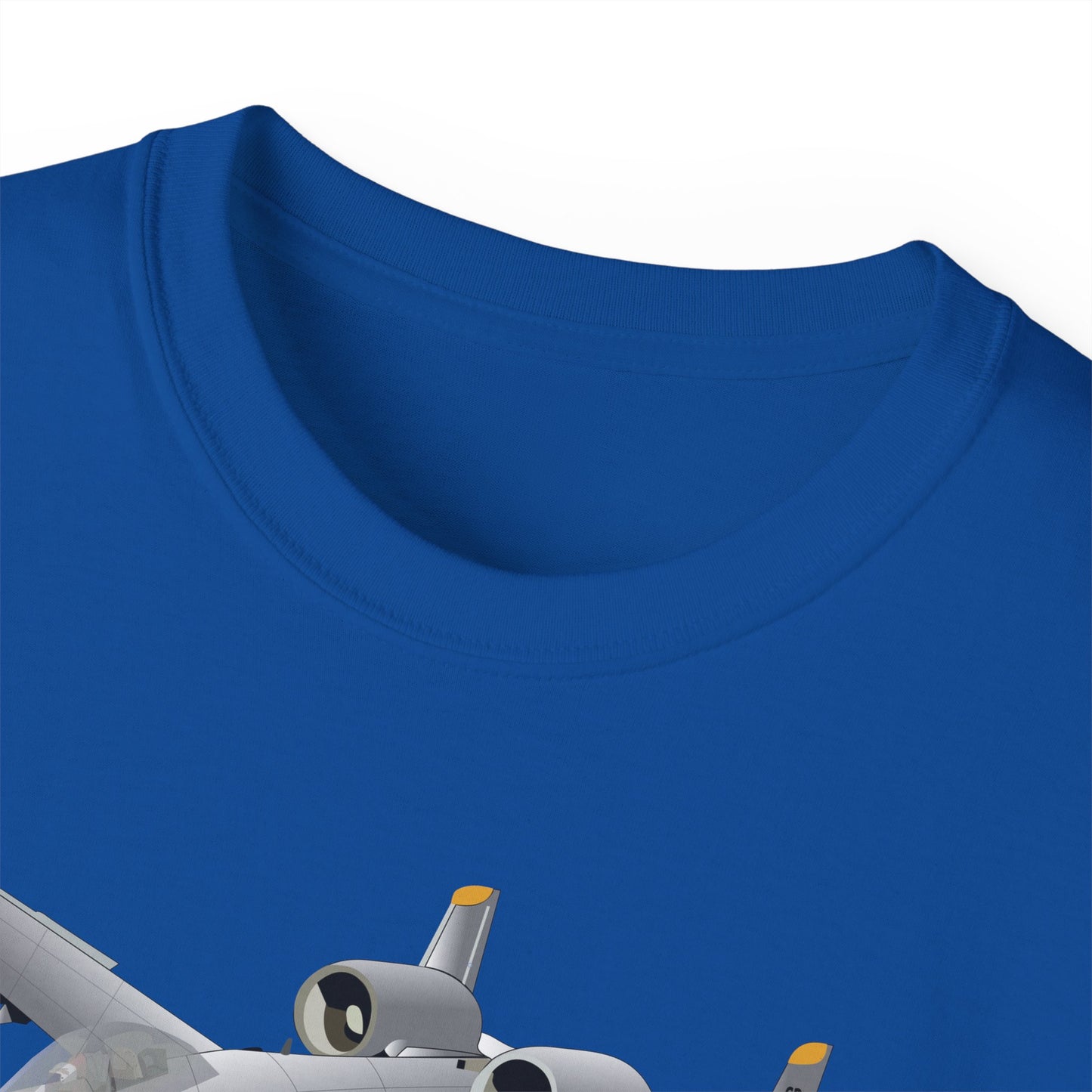 Unisex Ultra Cotton Tee - Aircraft - A10 - Front - Top - Oblique X 300