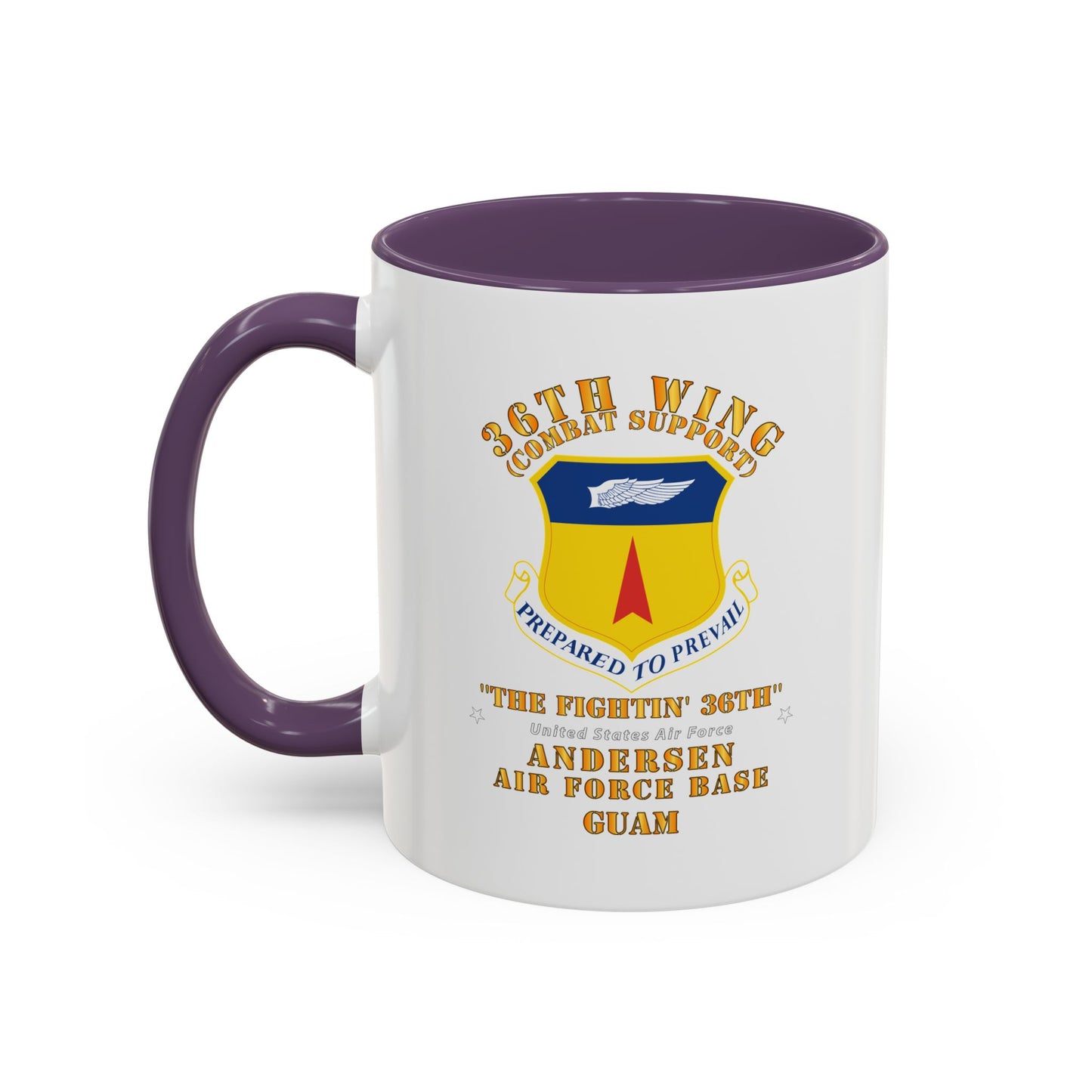 Accent Coffee Mug (11oz & 15oz) - USAF - 36th Wing - Anderson AFB - Guam