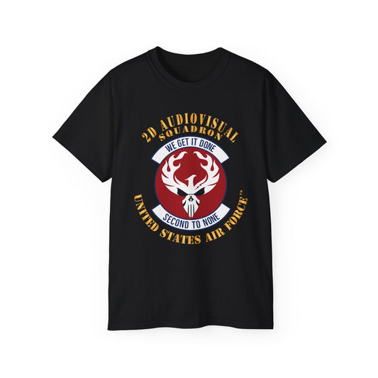 Unisex Ultra Cotton Tee - USAF - 2d Audiovisual Squadron X 300