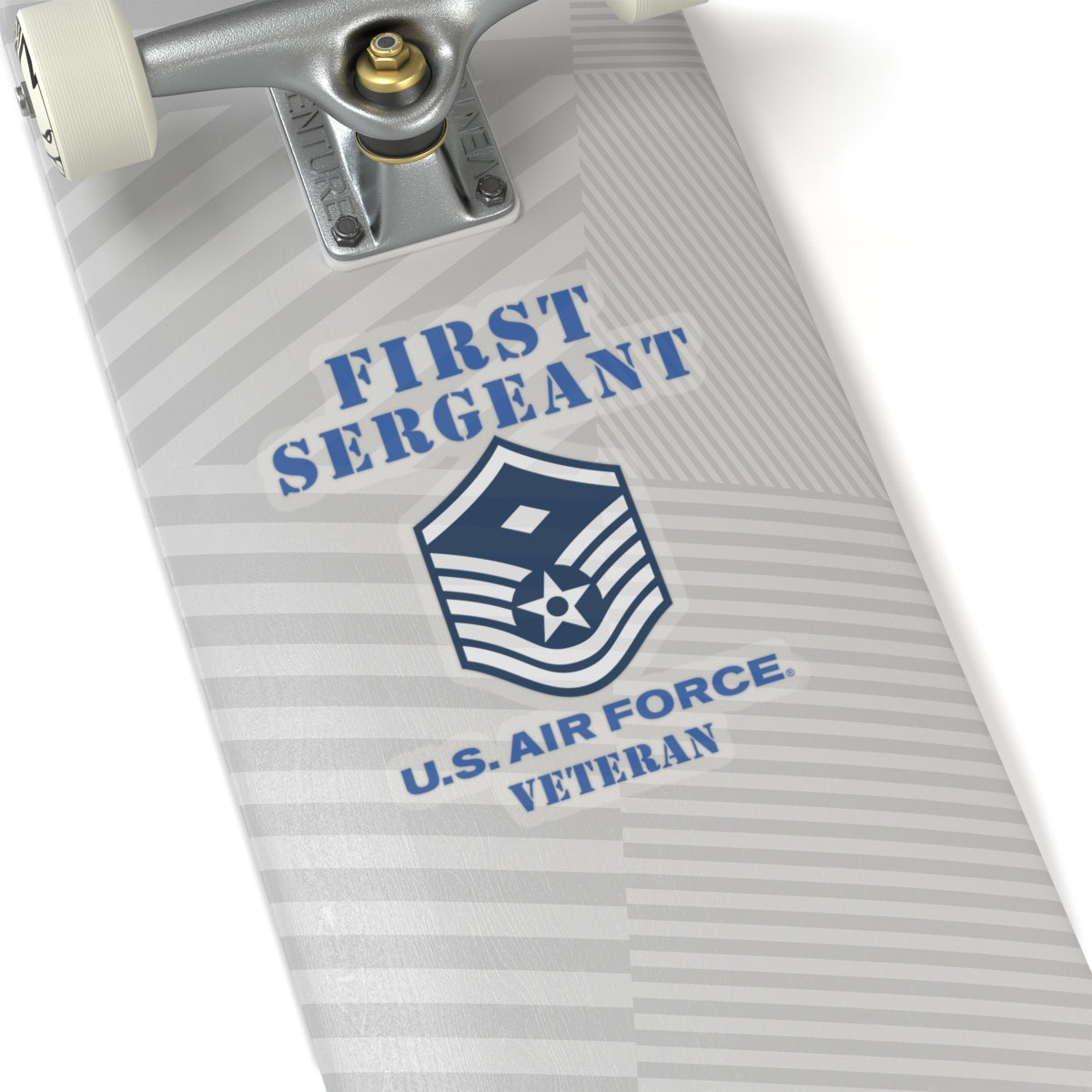 Kiss-Cut Stickers - USAF - First Sergeant (E7b) - 2020 - Veteran