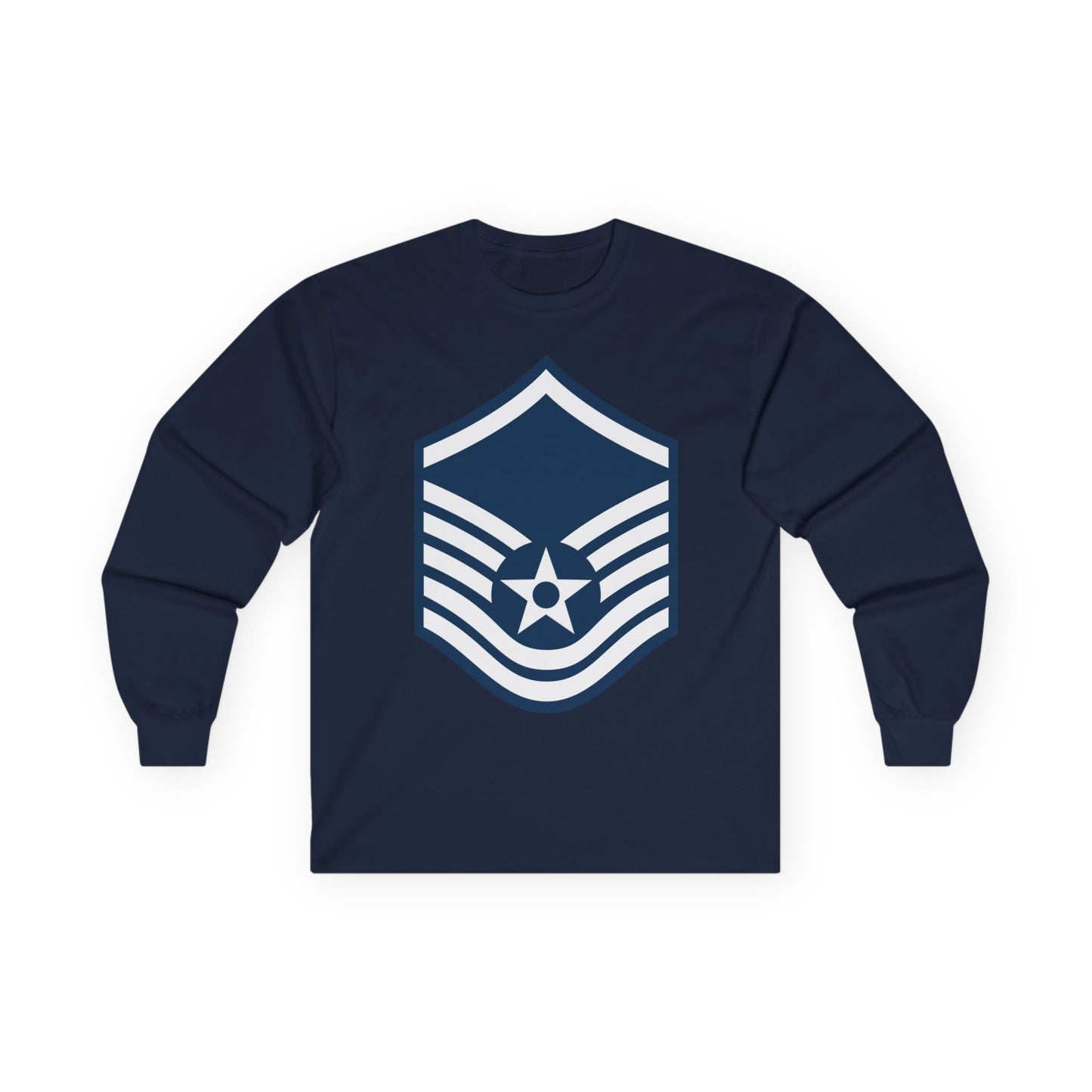 Unisex Ultra Cotton Long Sleeve Tee - USAF - Master Sergeant (E7a) - 2020