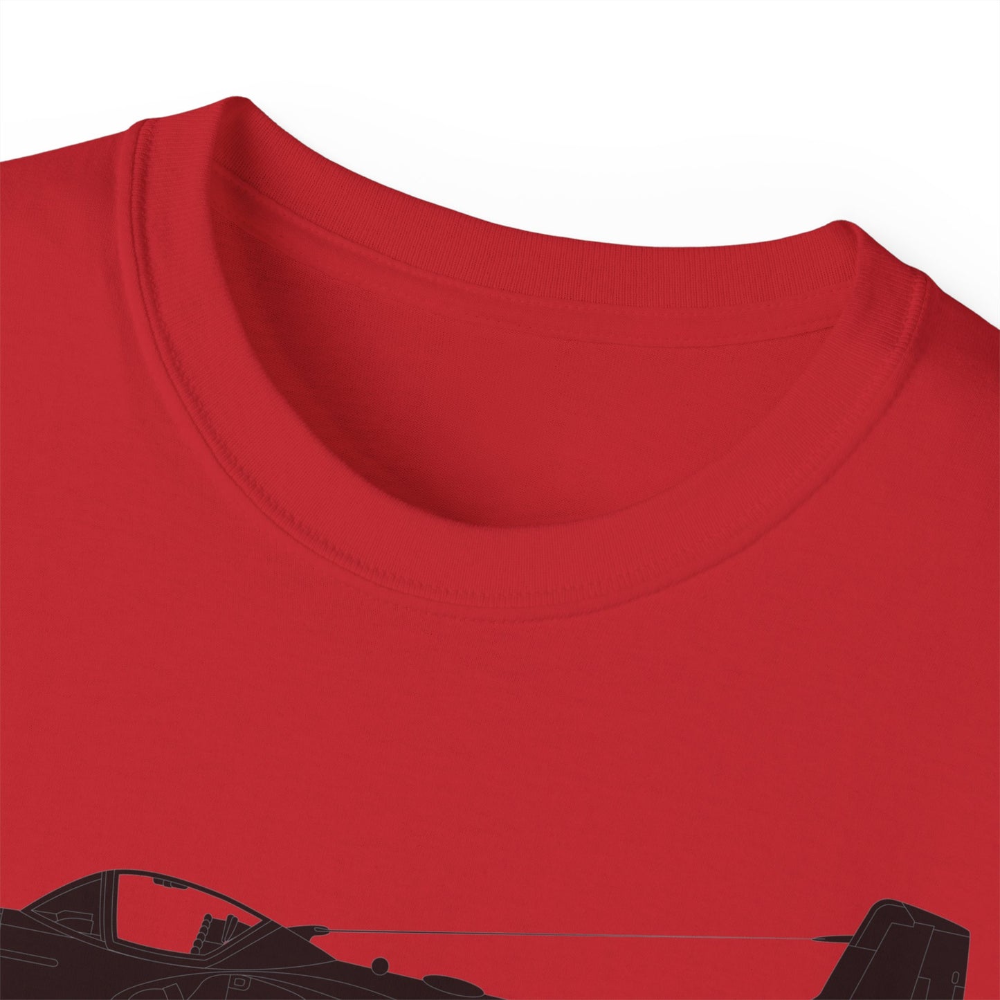 Unisex Ultra Cotton Tee - Aircraft - T-37-Trainer - Top - Black - Metal X 300
