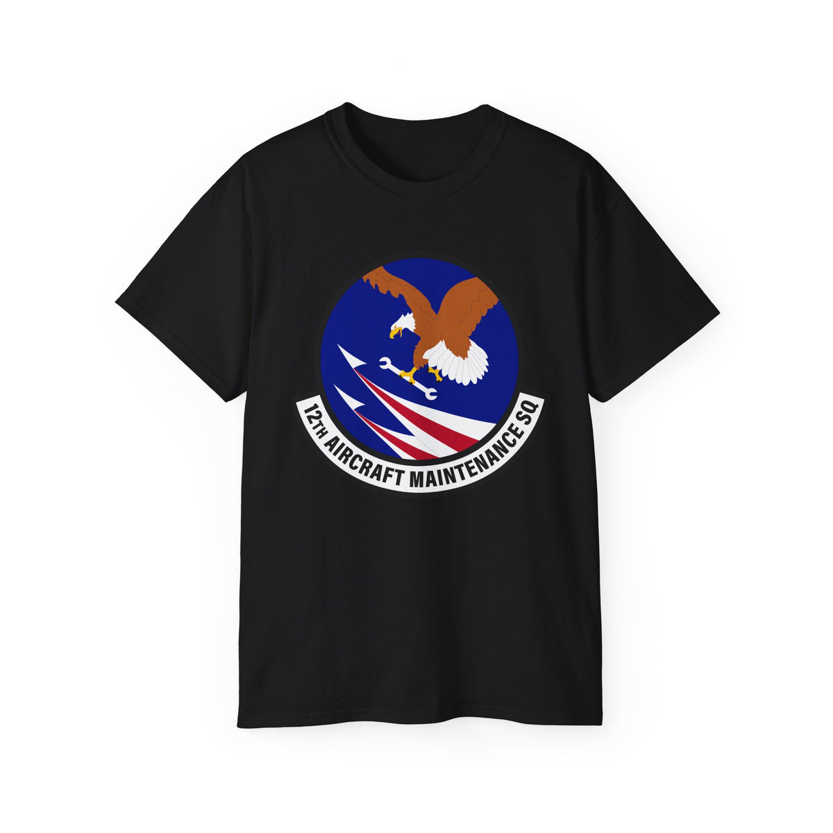 Unisex Ultra Cotton Tee - USAF - 12th Aircraft Maintenance Squadron wo txt