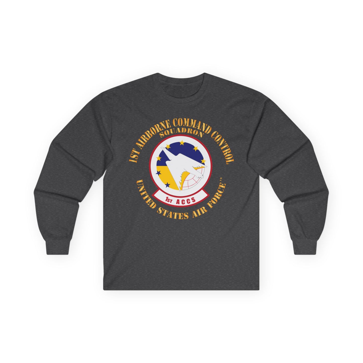 Unisex Ultra Cotton Long Sleeve Tee - USAF - 1st Airborne Command Control Squadron