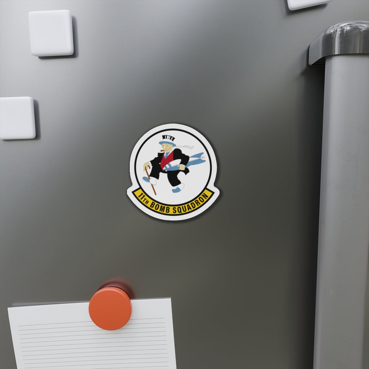 Die-Cut Magnet - USAF - 11th Bomb Squadron wo txt