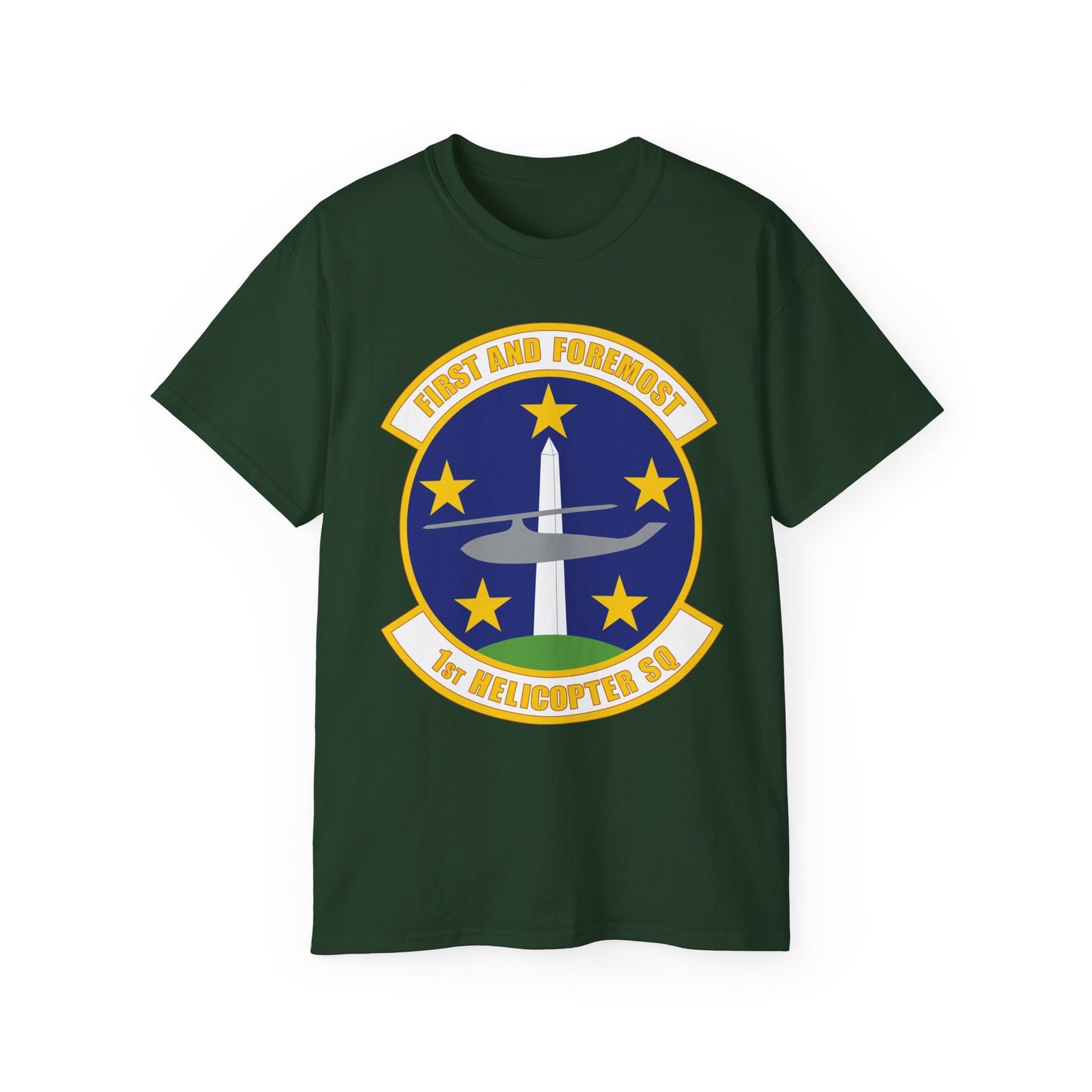 Unisex Ultra Cotton Tee -USAF - 1st Helicopter Squadron (AFDW) wo txt