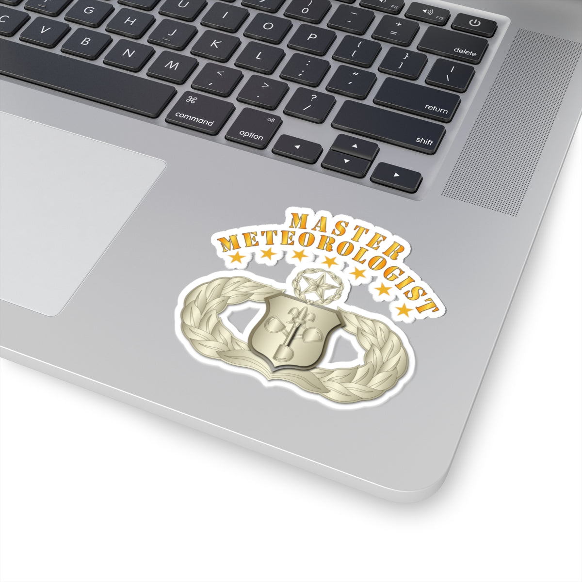 Kiss-Cut Stickers - USAF - Meteorologist - Master Badge wo DS