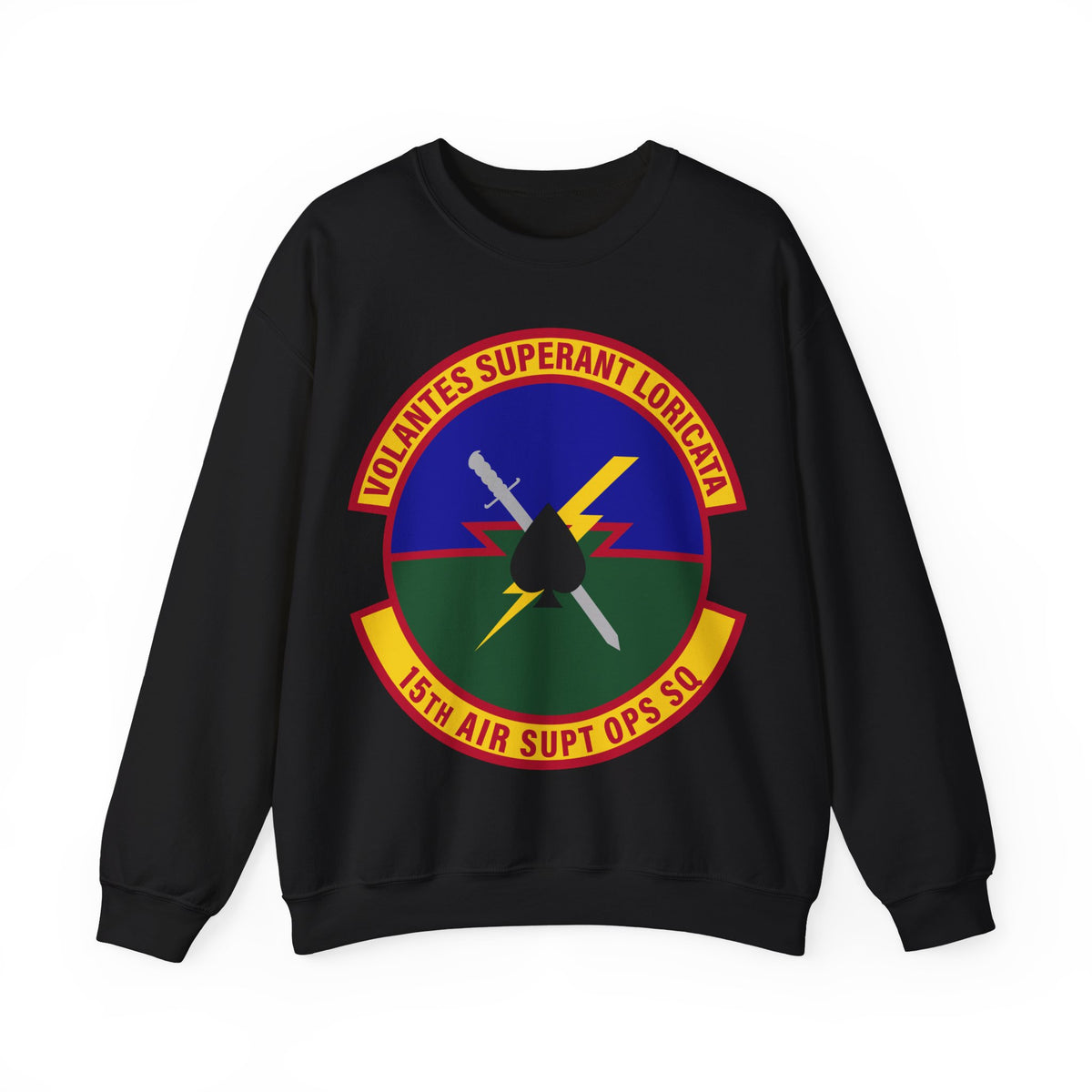 Crewneck Sweatshirt - USAF - 15th Air Support Operations Squadron wo txt