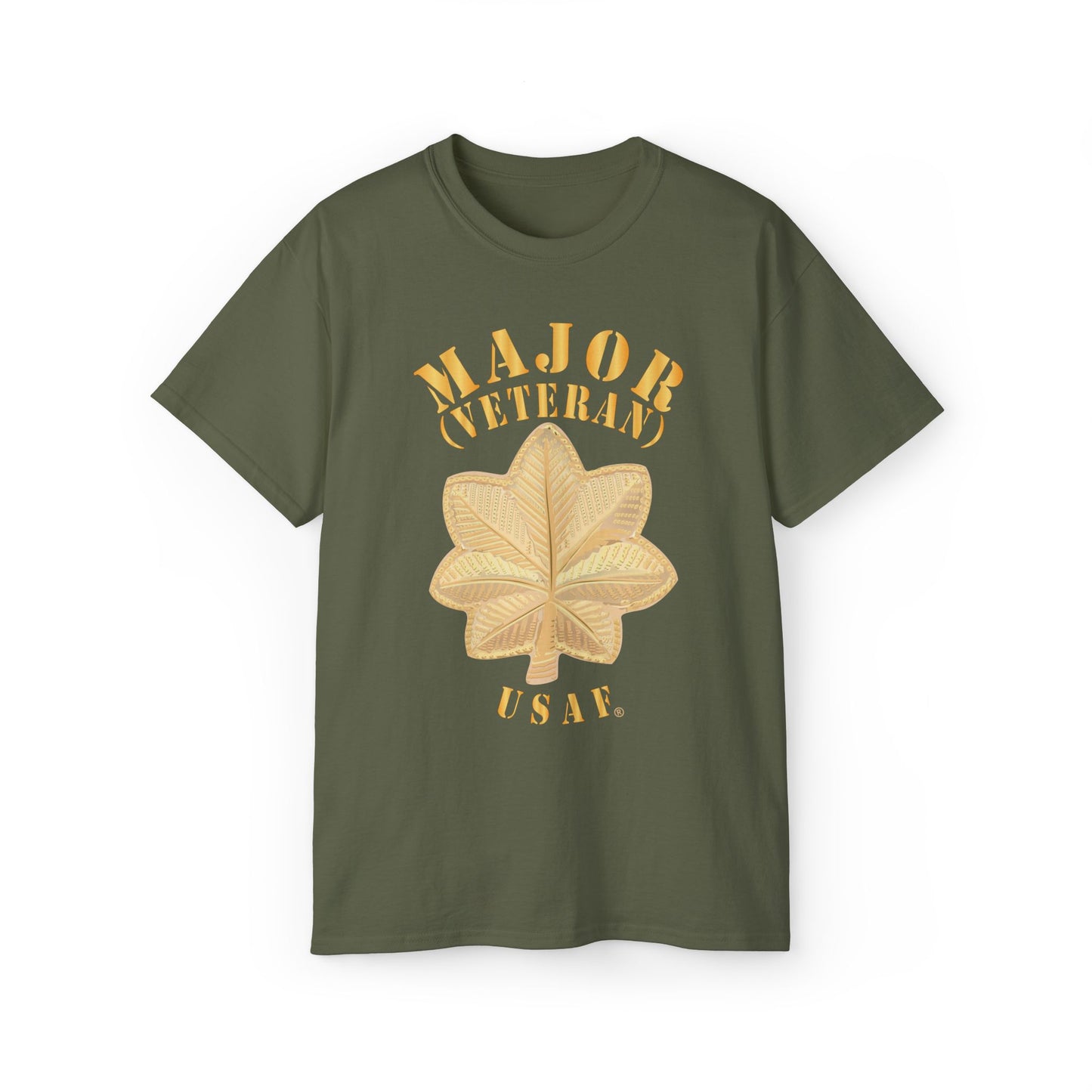 Unisex Ultra Cotton Tee - USAF - Major - Veteran - USAF X 300