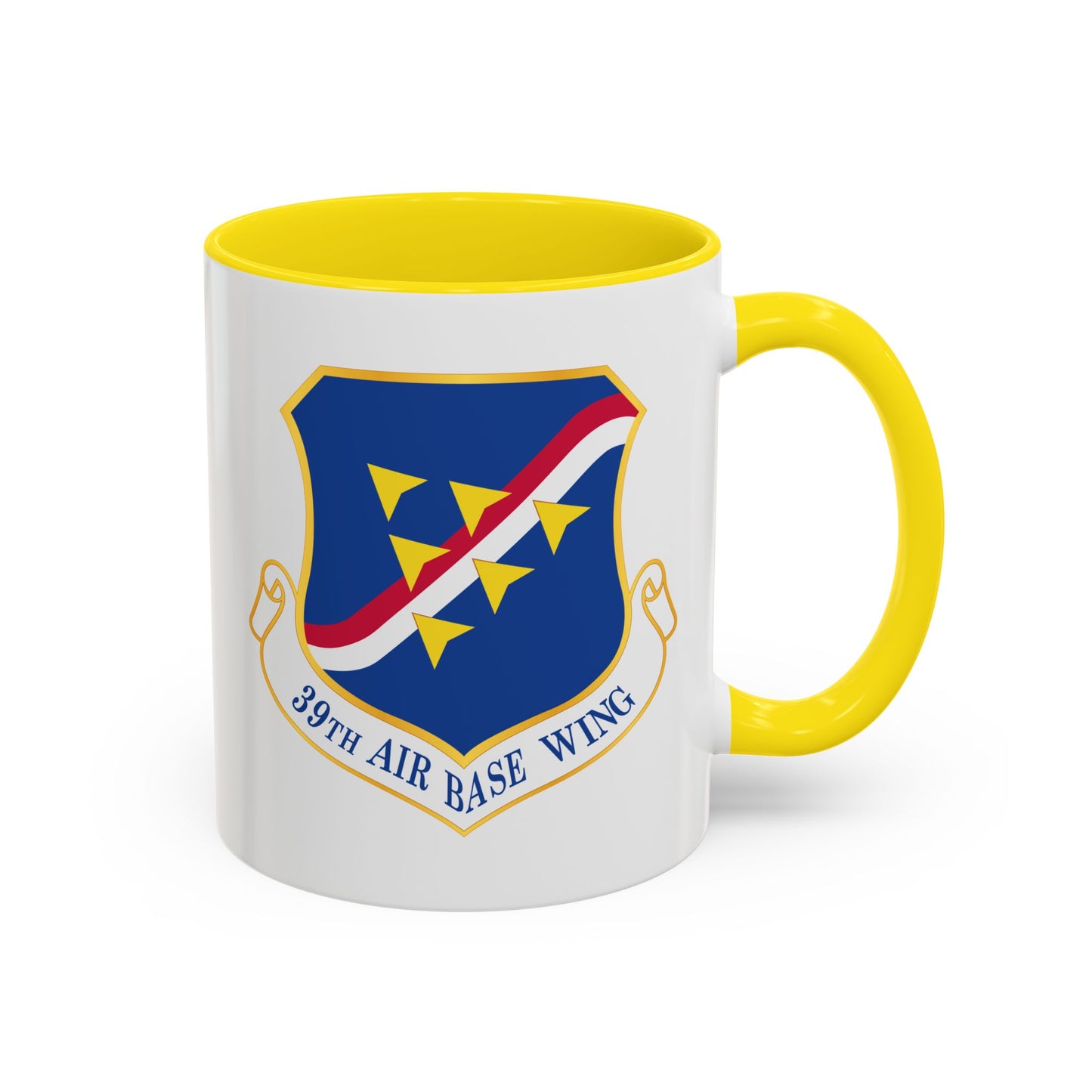 Accent Coffee Mug (11oz & 15oz) - USAF - 39th Airbase Wing wo Txt