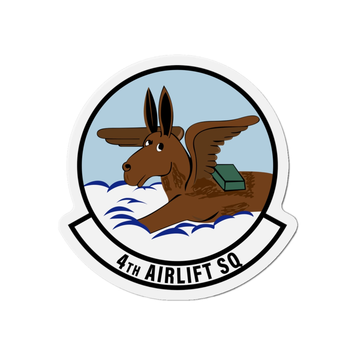 Die-Cut Magnet - USAF - 4th Airlift Squadron wo txt X 300