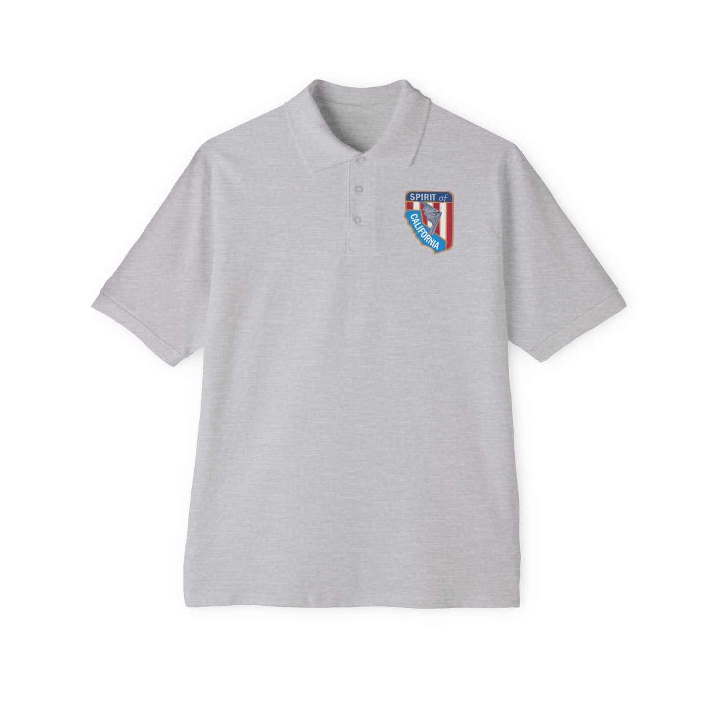Men's Piqué Polo - USAF - B2 - Spirit of California - Stealth Bomber wo txt X 300