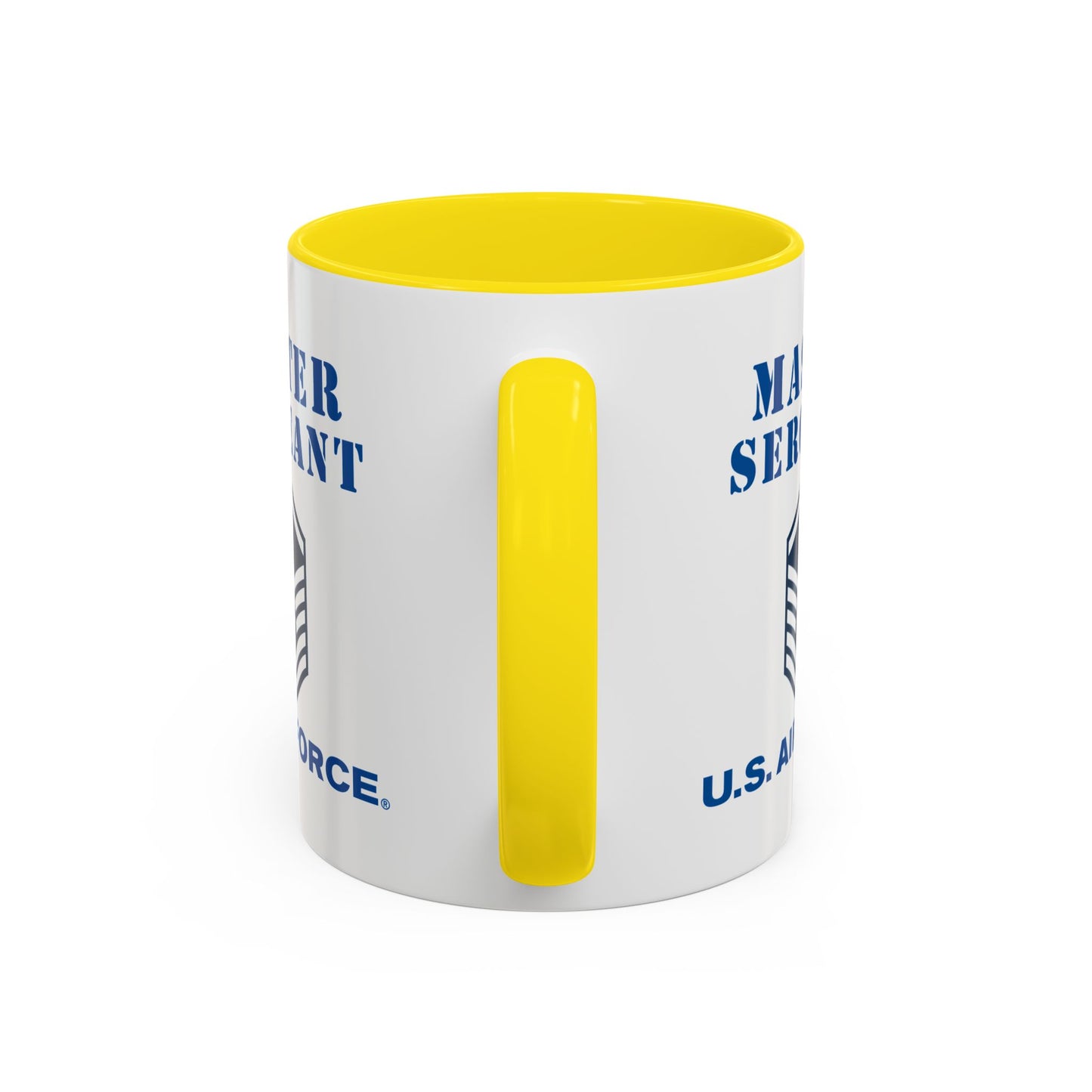 Accent Coffee Mug (11oz & 15oz) - USAF - Master Sergeant (E7a) - 2020 - US Air Force w Text X 300