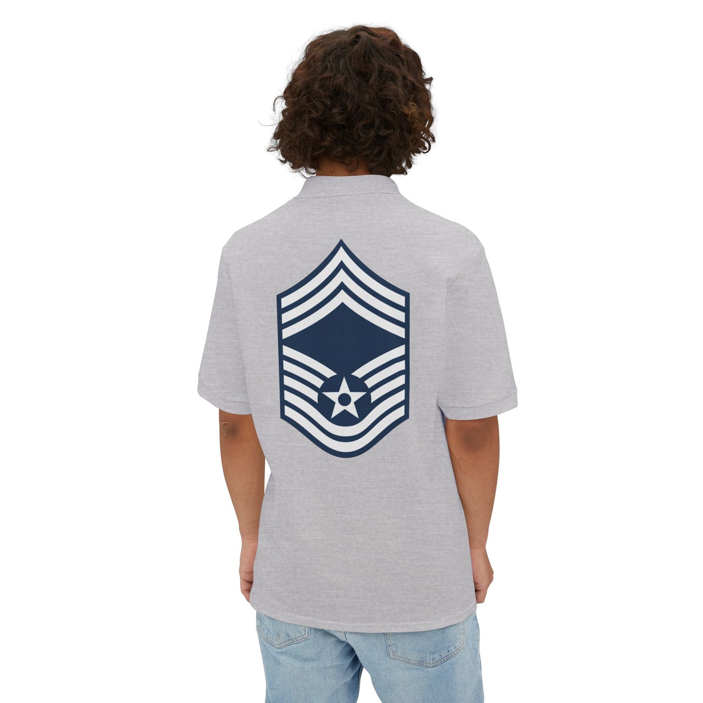 Men's Piqué Polo - USAF - Chief Master Sergeant (E9a) - 2020