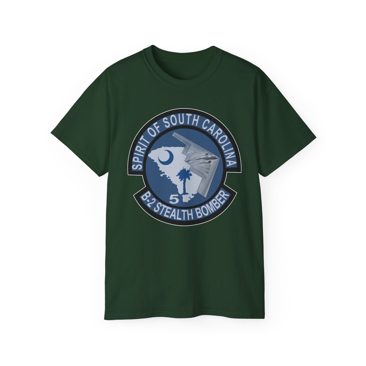 Unisex Ultra Cotton Tee - USAF - B2 - Spirit of South Carolina Stealth Bomber wo Txt X 300