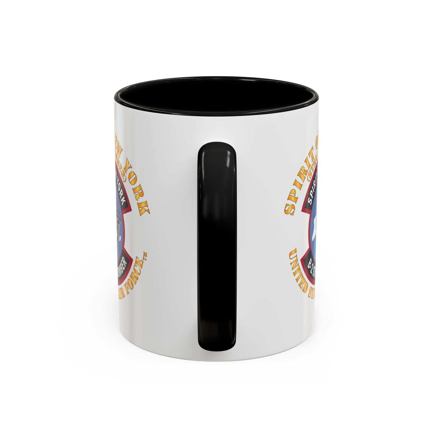 Accent Coffee Mug (11oz & 15oz) - USAF - B2 - Spirit of New York - Stealth Bomber X 300