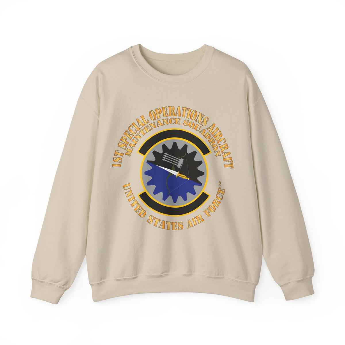Crewneck Sweatshirt - USAF - 1st Special Operations Aircraft Maintenance Squadron X 300