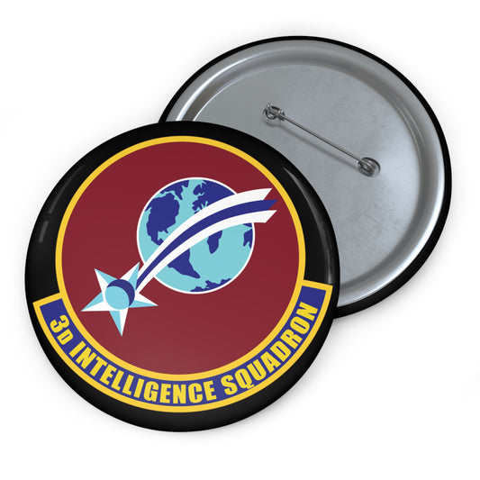Custom Pin Button - USAF - 3rd Intelligence Squadron wo txt