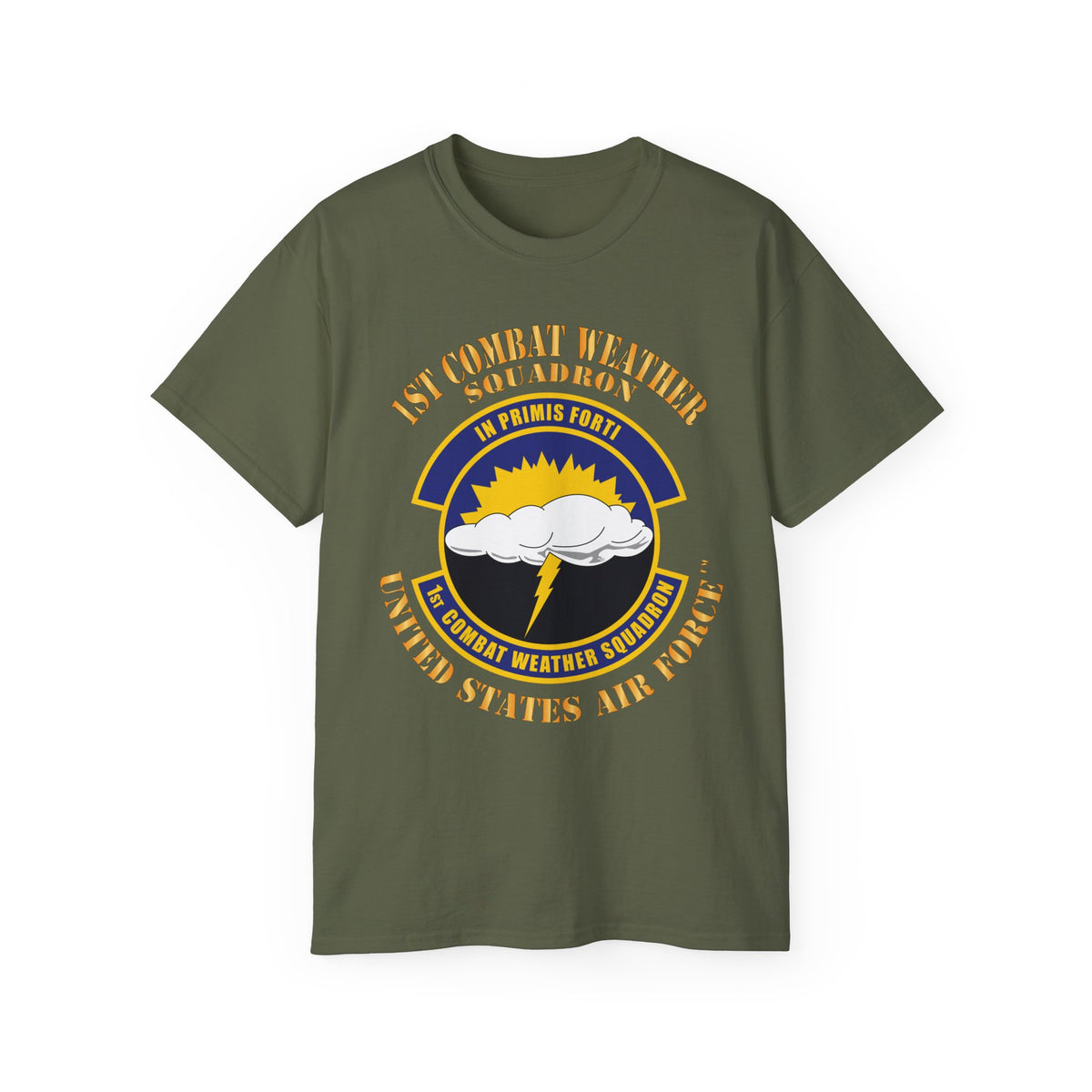 Unisex Ultra Cotton Tee - USAF - 1st Combat Weather Squadron