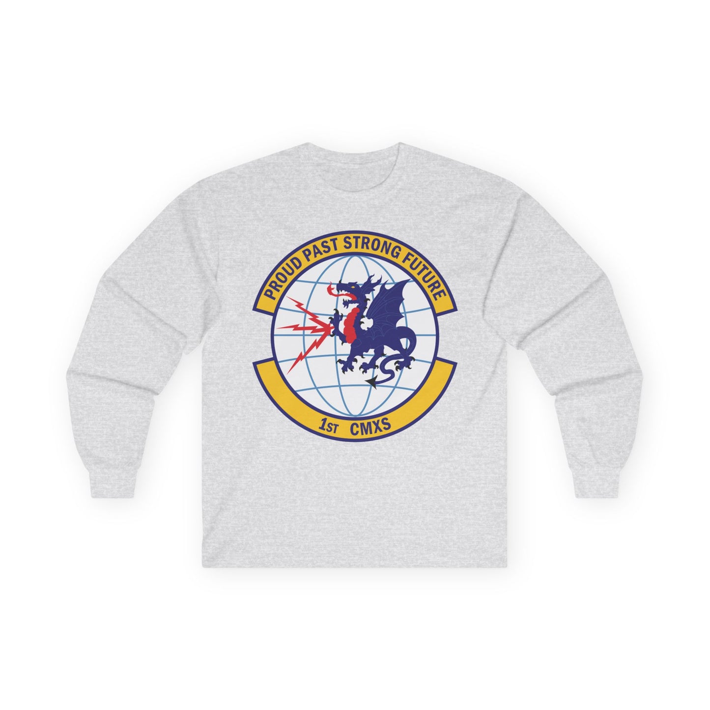 Unisex Ultra Cotton Long Sleeve Tee - USAF - 1st Communications Maintenance Squadron(USAFE) wo txt
