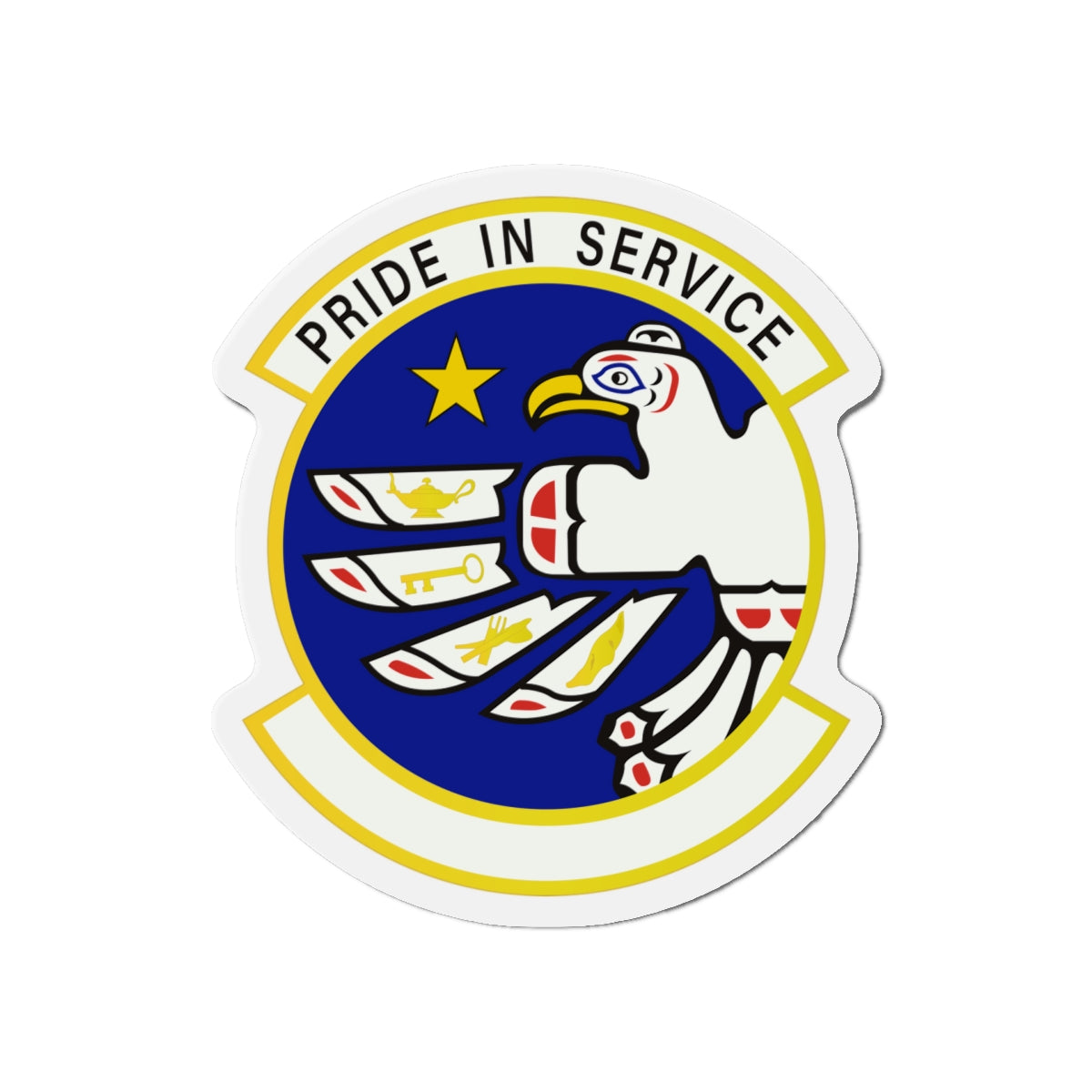 Die-Cut Magnet - USAF - 3rd Force Support Squadron wo txt