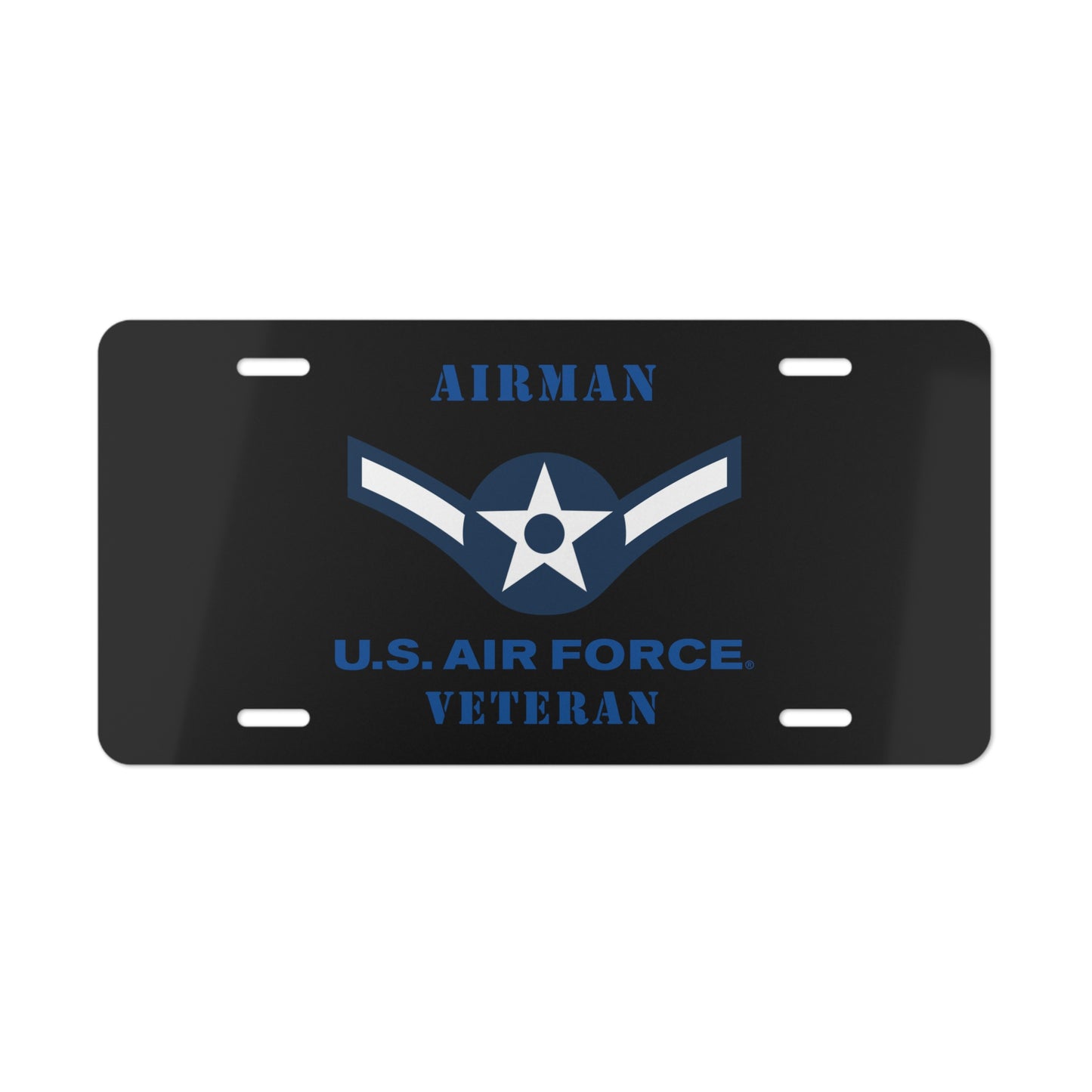 License Plate - USAF - Airman (E2) - 2020 - US Air Force - Veteran
