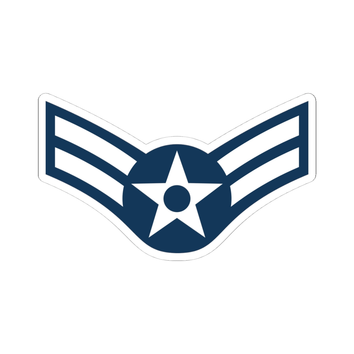Kiss-Cut Stickers - USAF - Airman - First Class (E3) - 2020