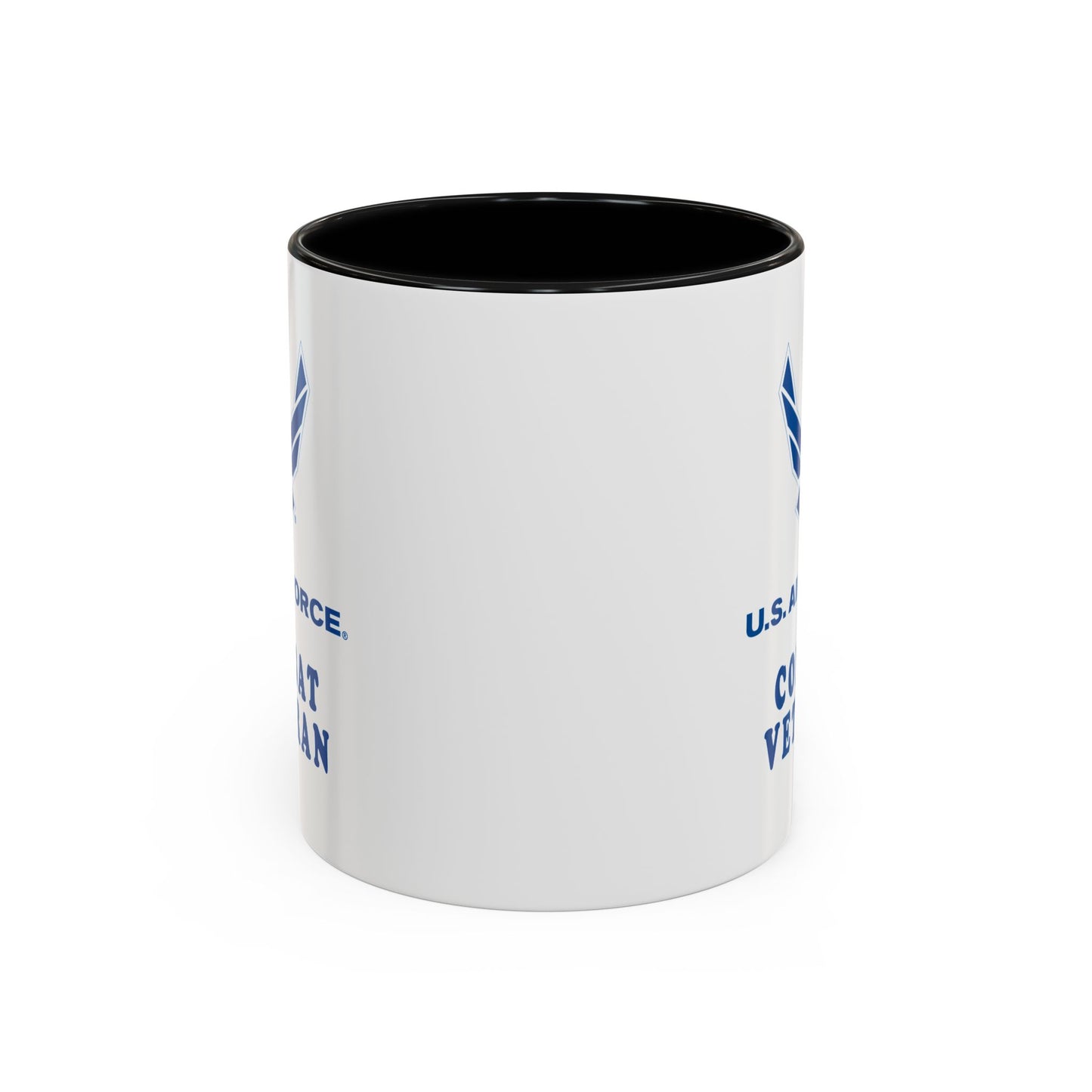 Accent Coffee Mug (11oz & 15oz) - USAF - Air Force - Combat Veteran X 300