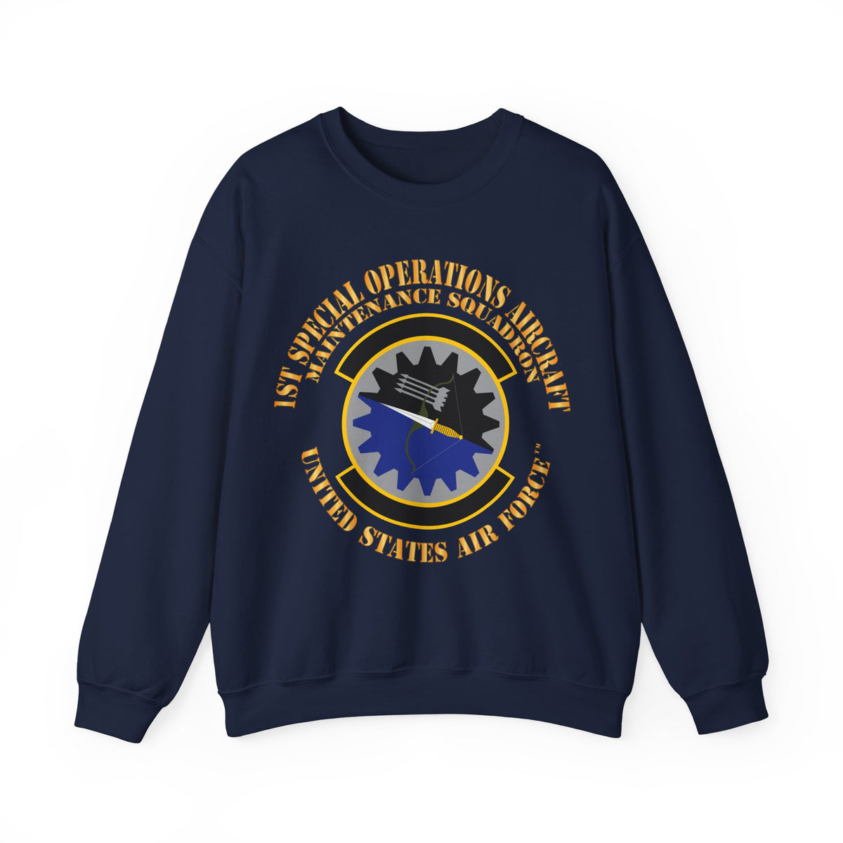 Crewneck Sweatshirt - USAF - 1st Special Operations Aircraft Maintenance Squadron X 300