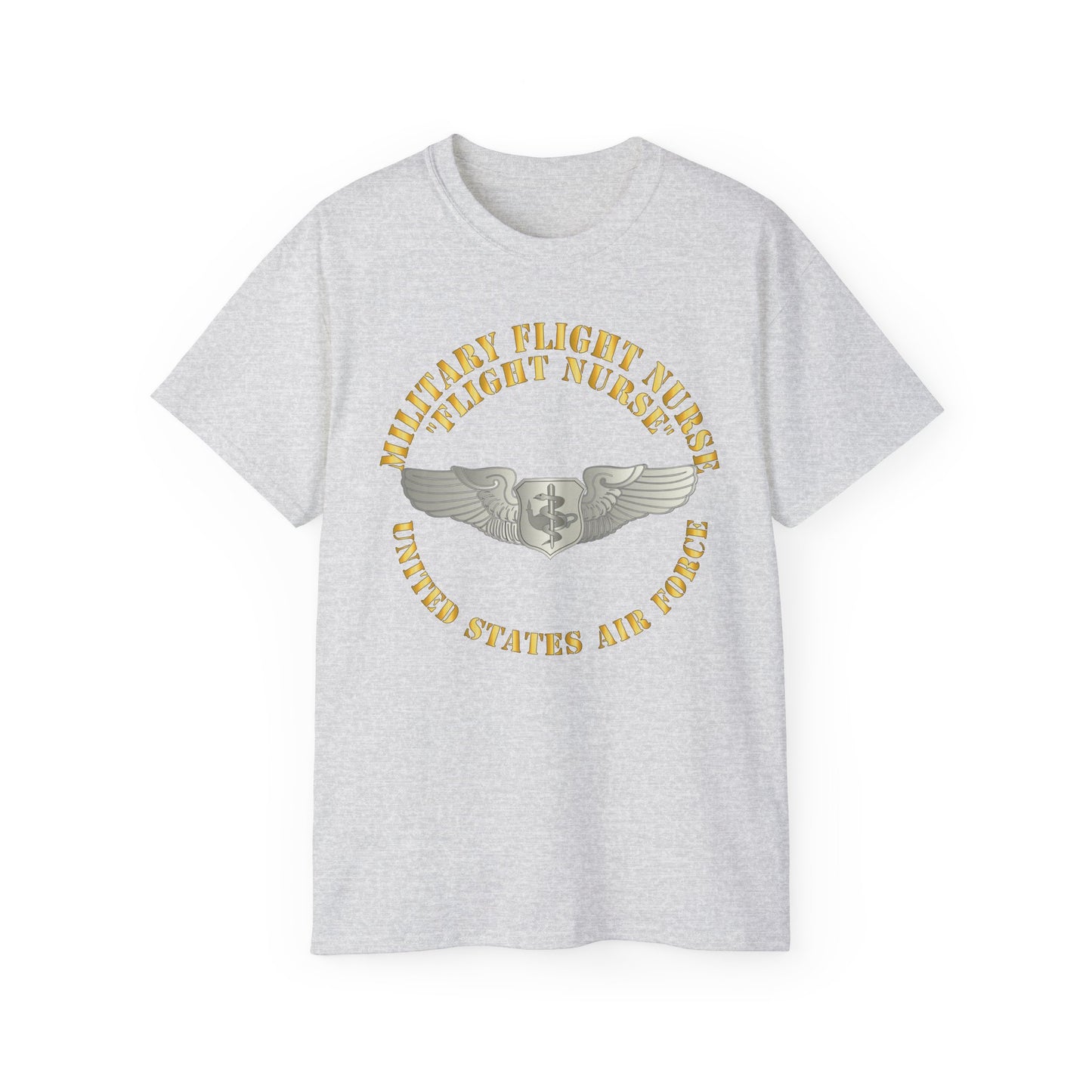 Unisex Ultra Cotton Tee - USAF - Military Flight Nurse - Flight Nurse - Basic