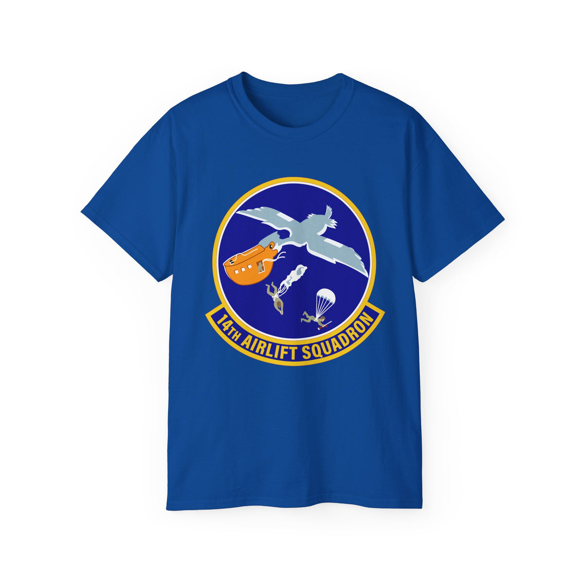 Unisex Ultra Cotton Tee - USAF - 14th Airlift Squadron wo txt