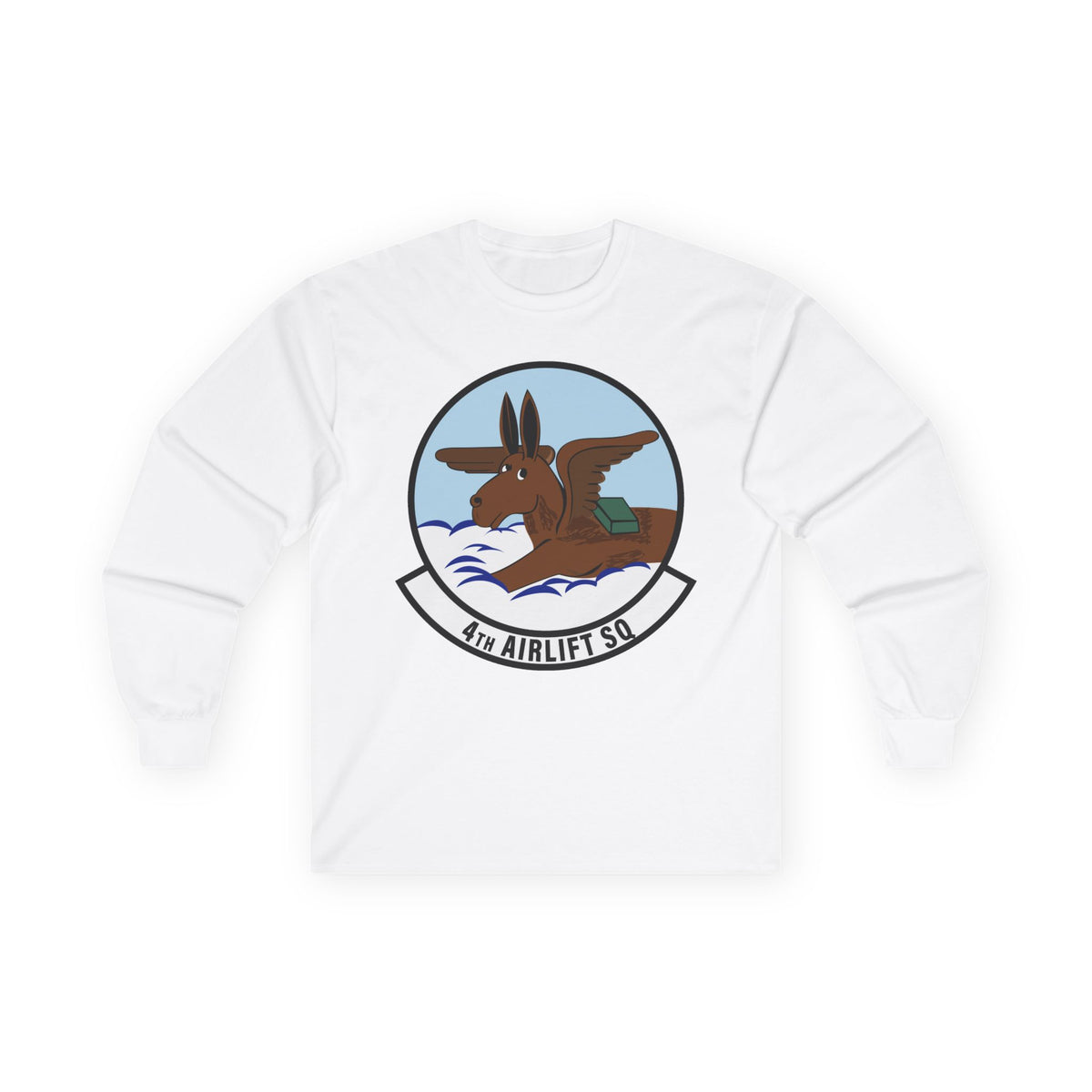 Unisex Ultra Cotton Long Sleeve Tee - USAF - 4th Airlift Squadron wo txt X 300