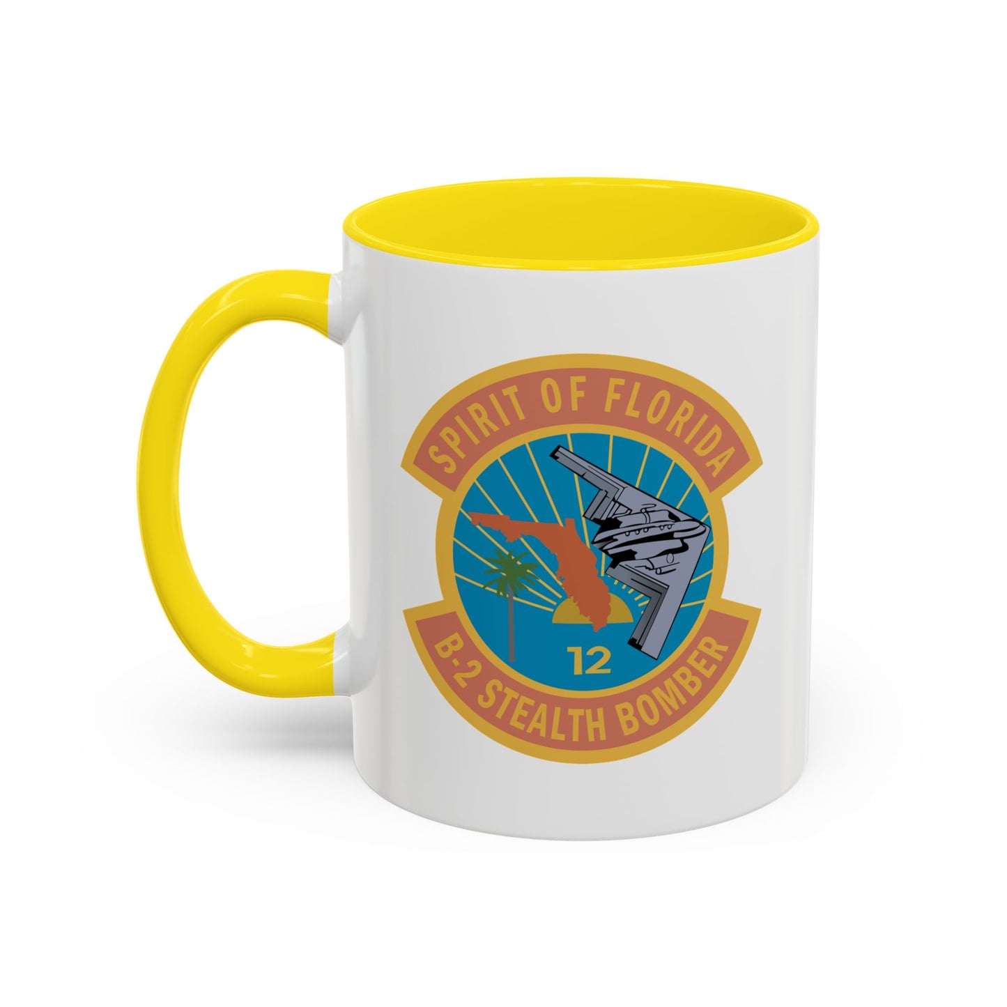Accent Coffee Mug (11oz & 15oz) - USAF - B2 - Spirit of Florida - Stealth Bomber wo txt X 300