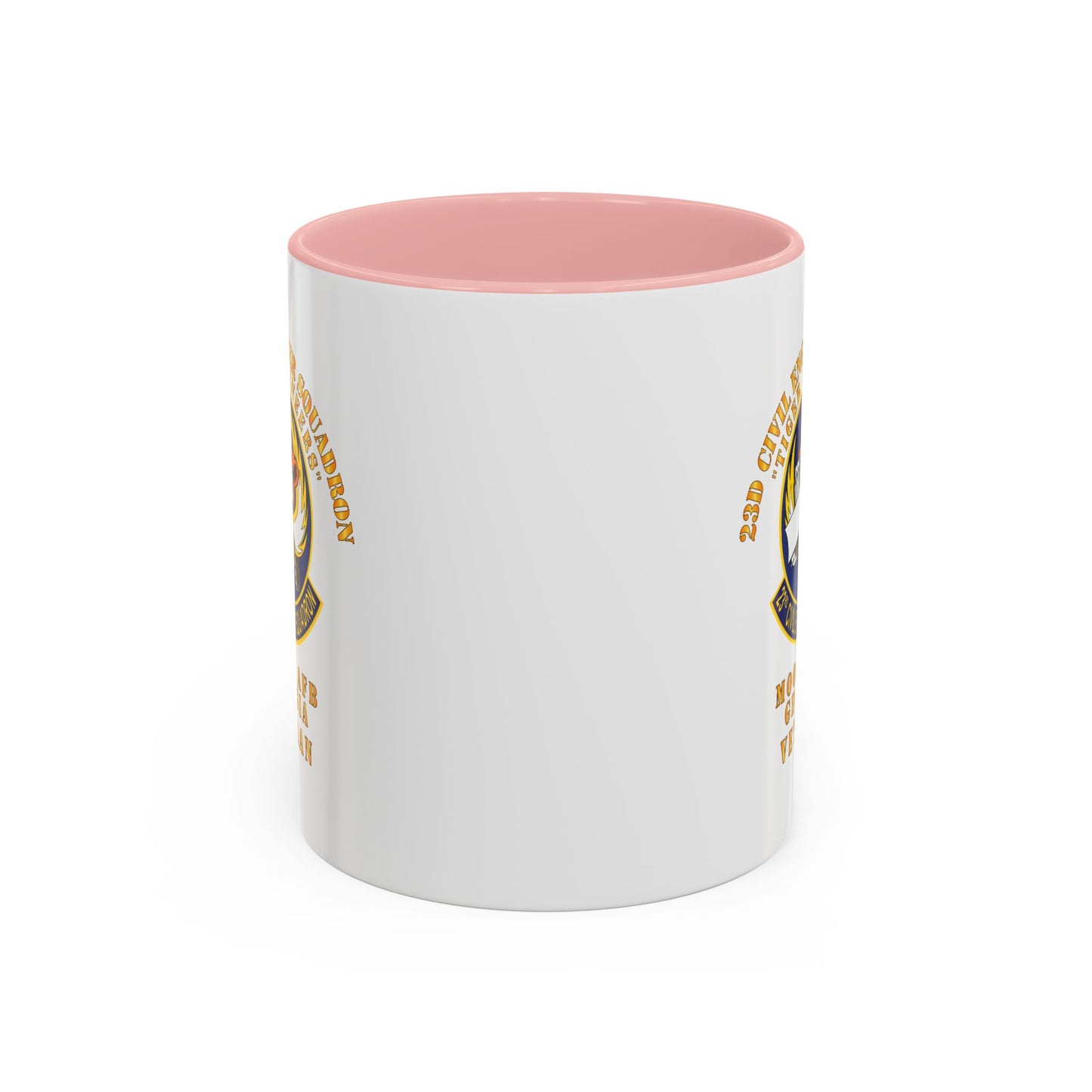 Accent Coffee Mug (11oz & 15oz) - USAF - 23d Civil Engineer Squadron - Tiger Engineers - Moody AFB, GA
