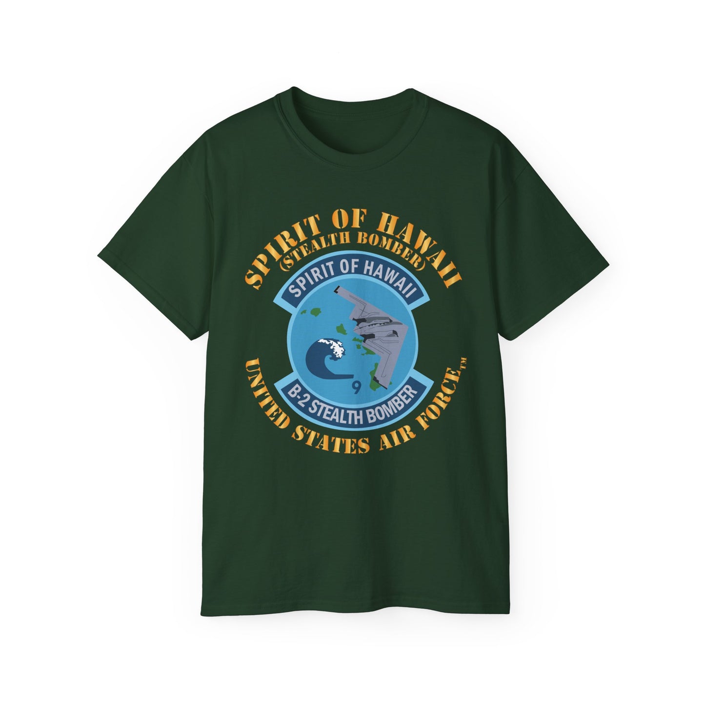Unisex Ultra Cotton Tee - USAF - B2 - Spirit of Hawaii - Stealth Bomber X 300