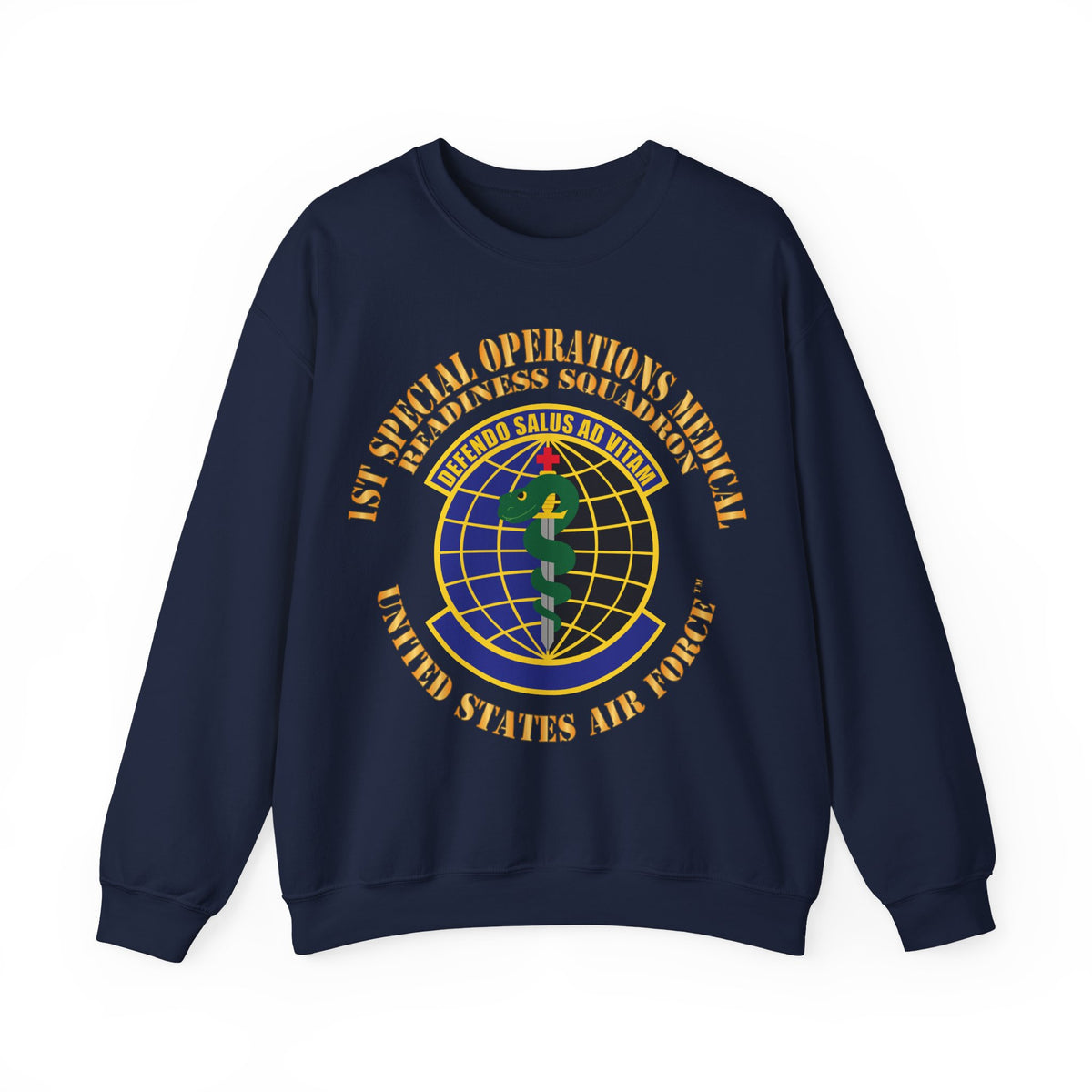 Crewneck Sweatshirt - USAF -  1st Special Operations Medical Readiness Squadron