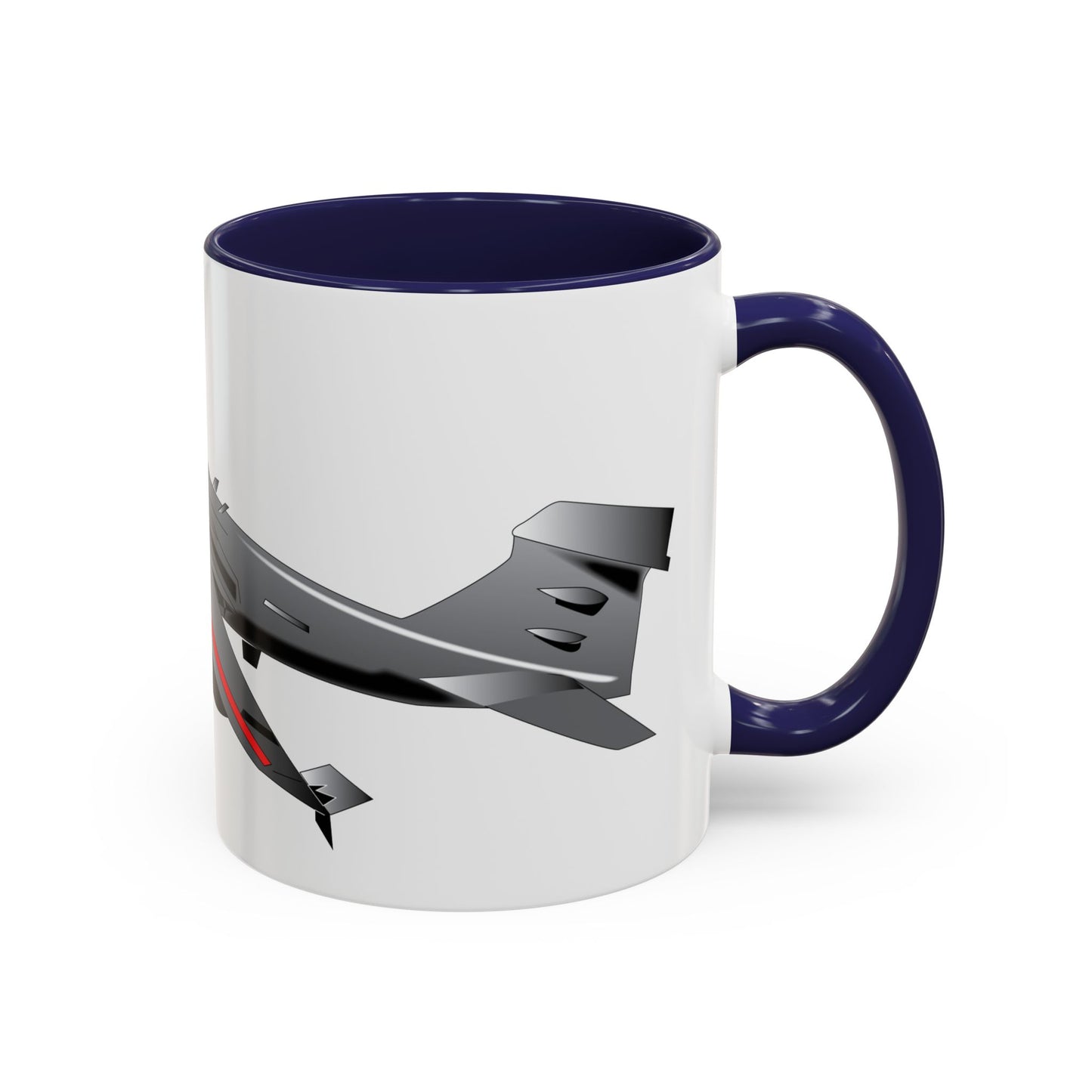 Accent Coffee Mug (11oz & 15oz) - Aircraft - Navy - A-6A Intruder X 300