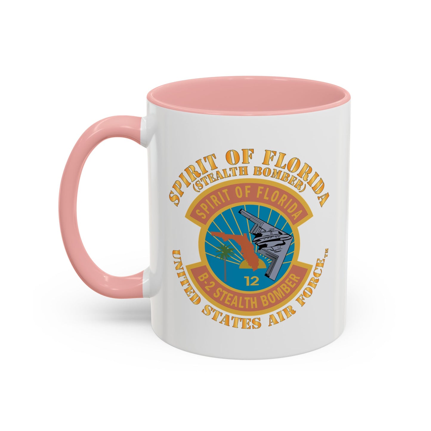 Accent Coffee Mug (11oz & 15oz) - USAF - B2 - Spirit of Florida - Stealth Bomber X 300